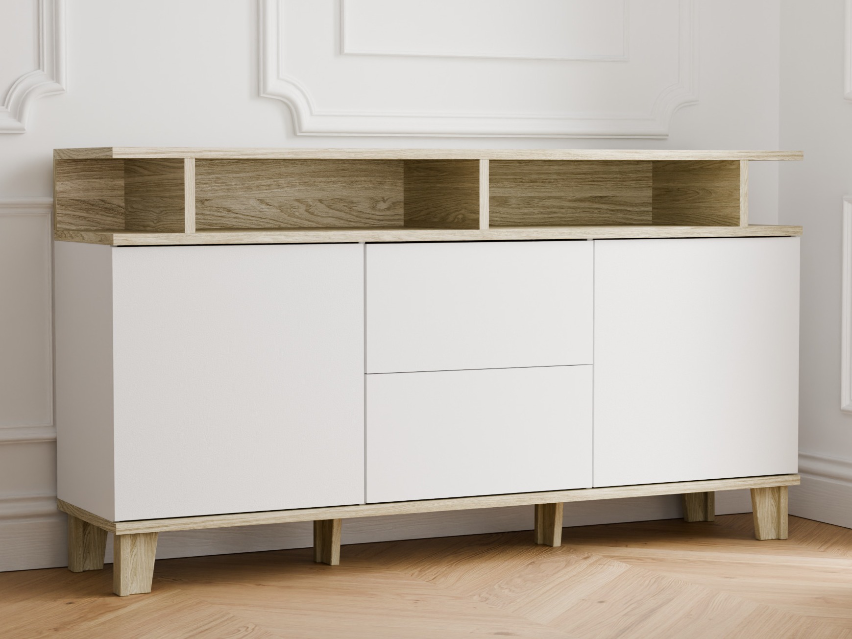 Komoda Evarveru 105 (Mat bela)