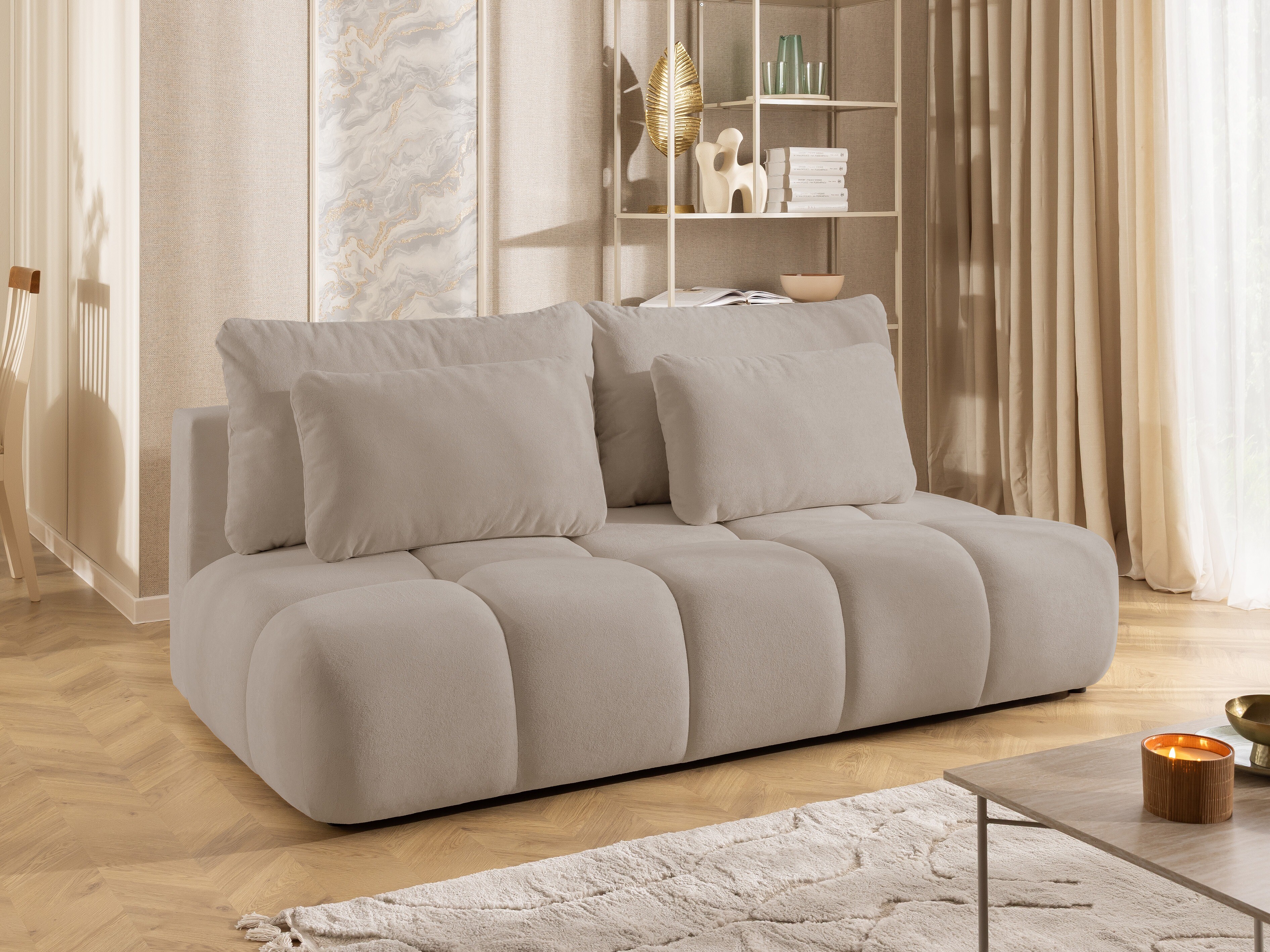 Raztegljiv kavč Rocklin 203 (Soft Plush 03)