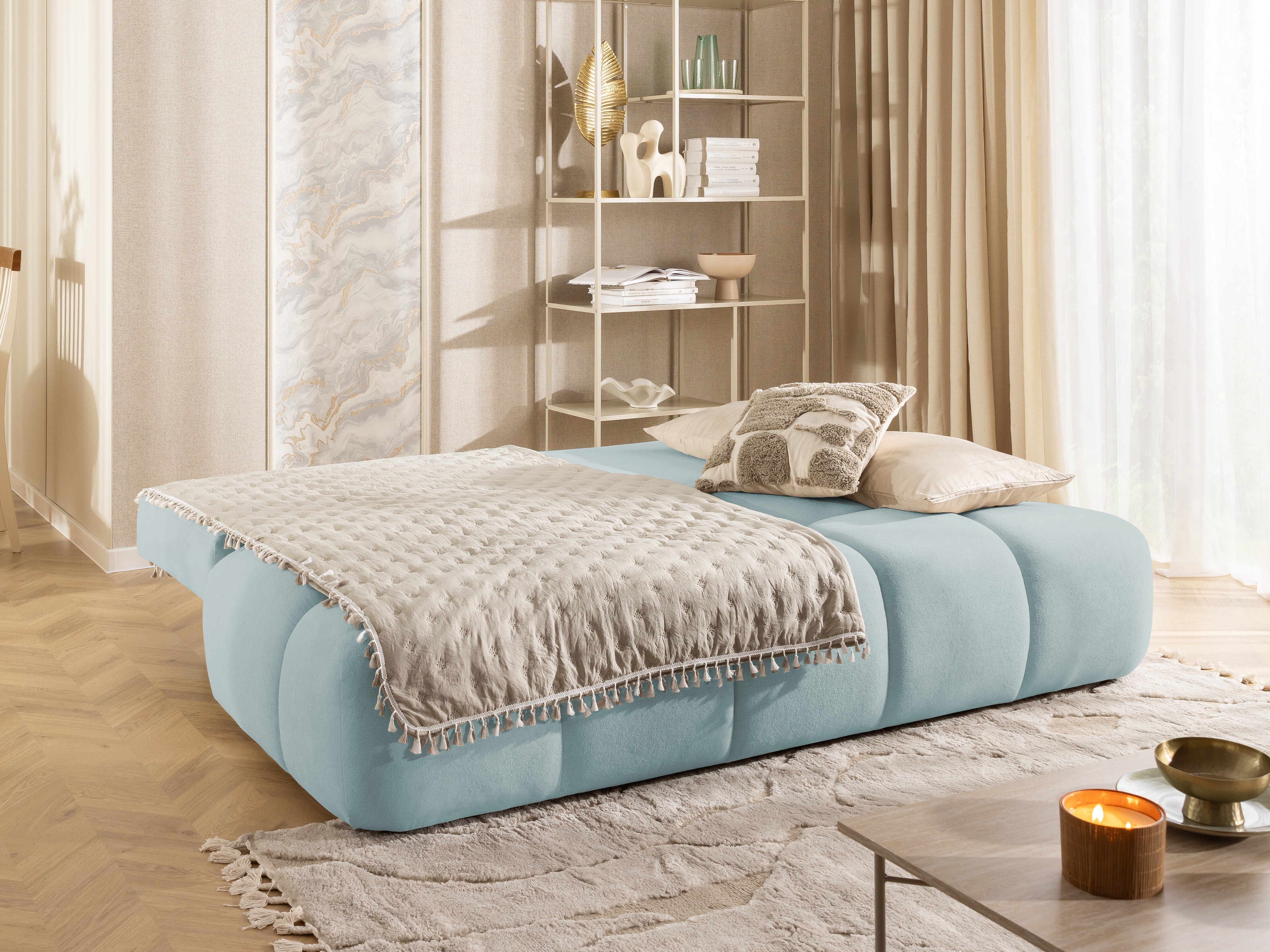 Raztegljiv kavč Rocklin 203 (Soft Plush 15)