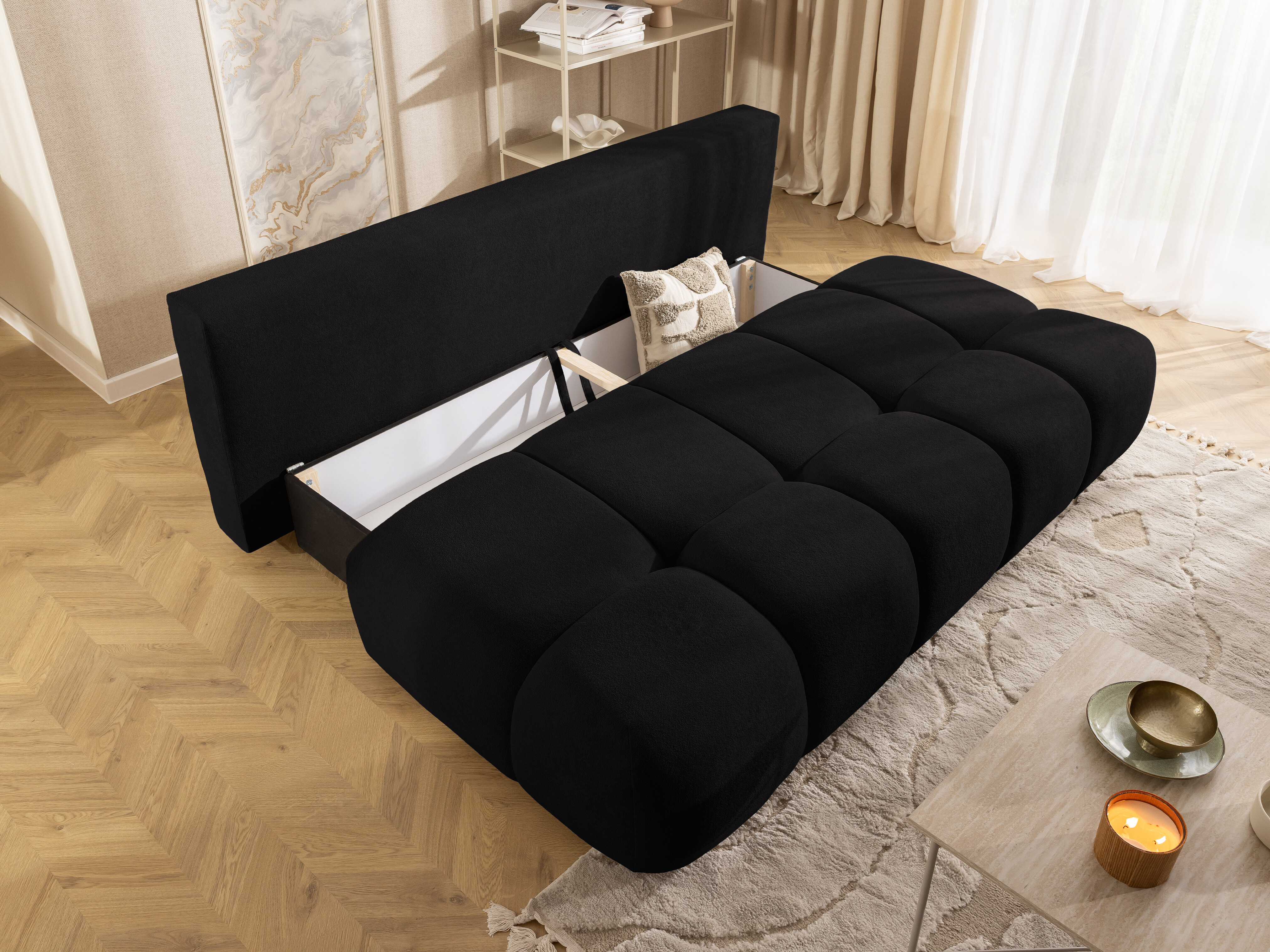 Raztegljiv kavč Rocklin 203 (Soft Plush 22)