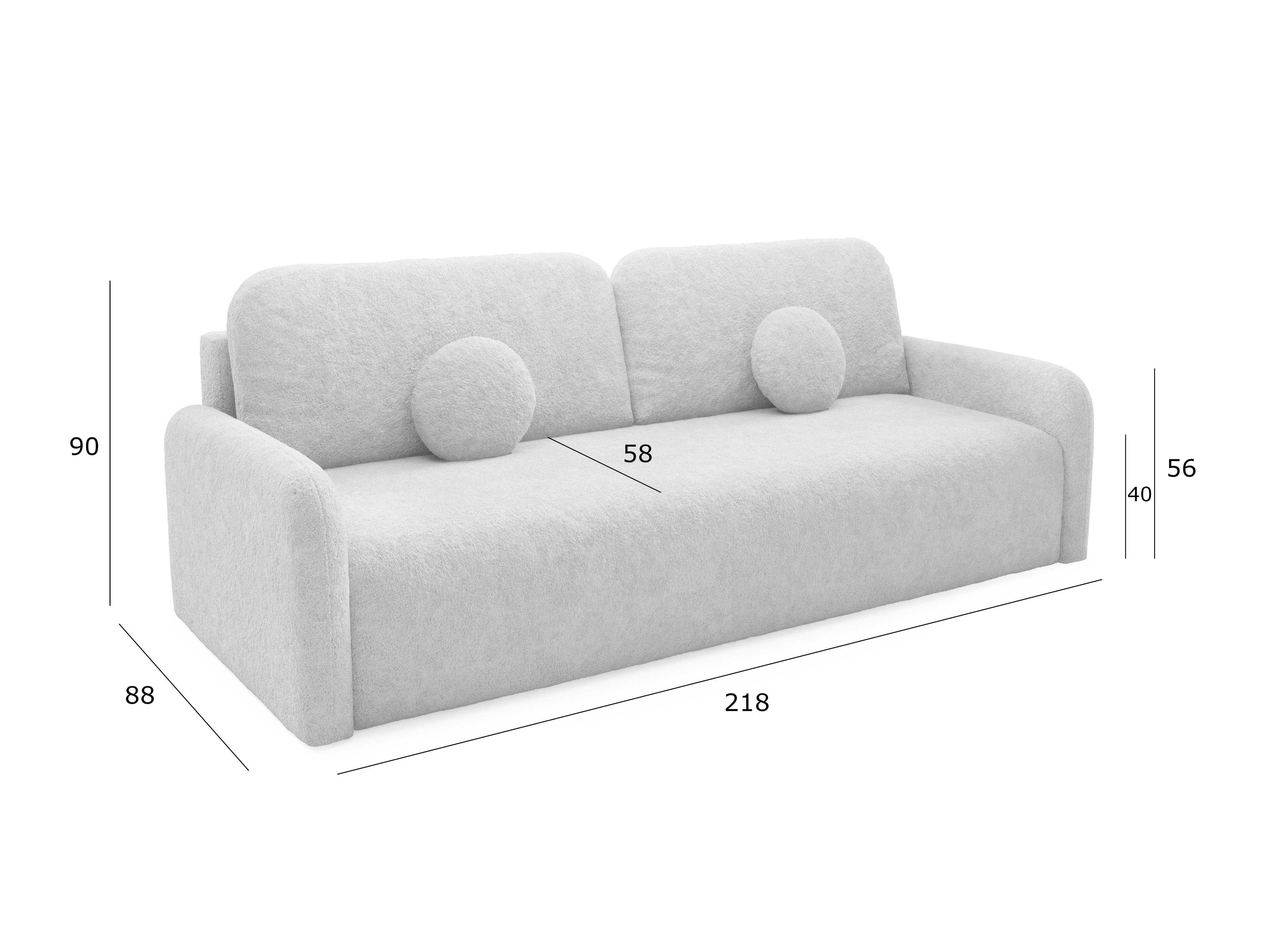 Raztegljiv kavč SL5789