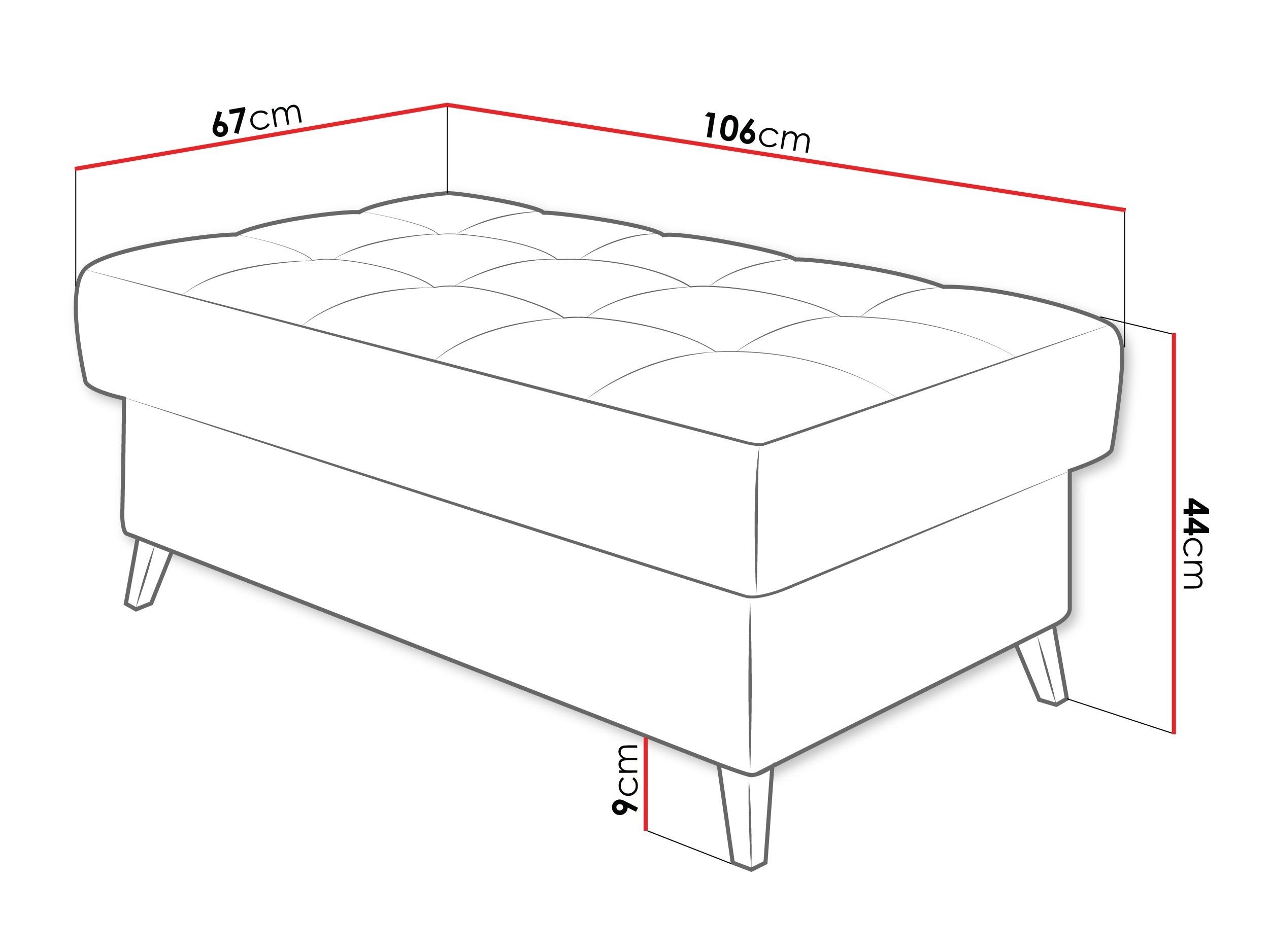 Klop z oblazinjenjem Comfivo Agnus (Lumo 65)