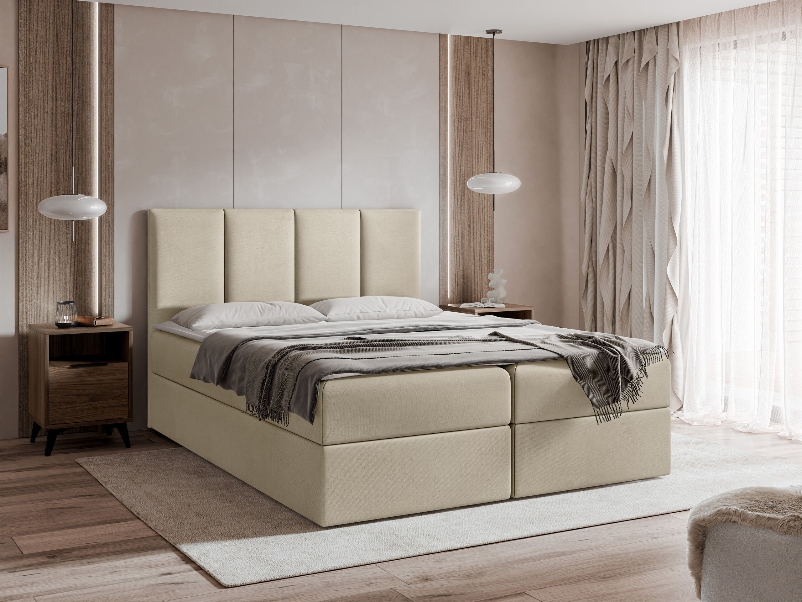 Boxspring postelja Oppidum (Polo 872)