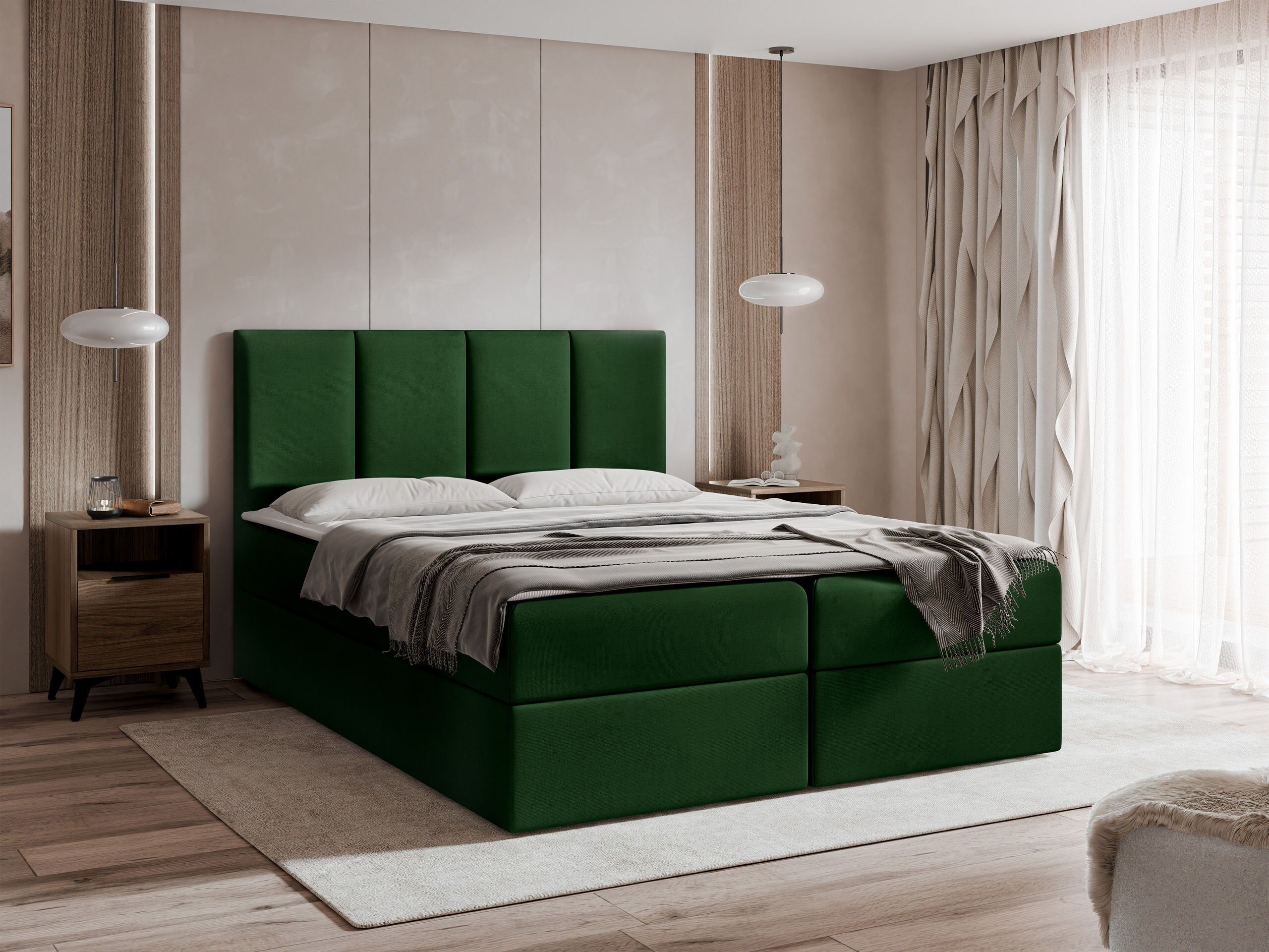 Boxspring postelja Oppidum (Polo 889)