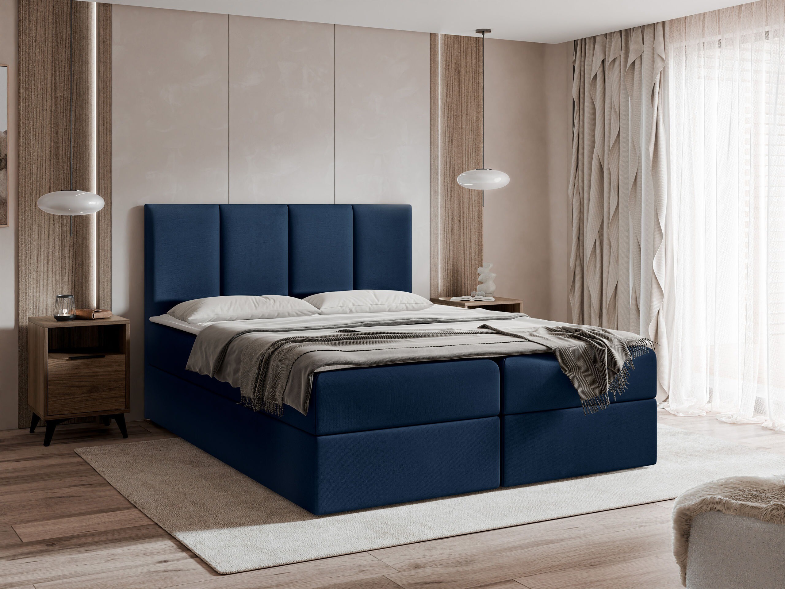 Boxspring postelja Oppidum (Polo 891)