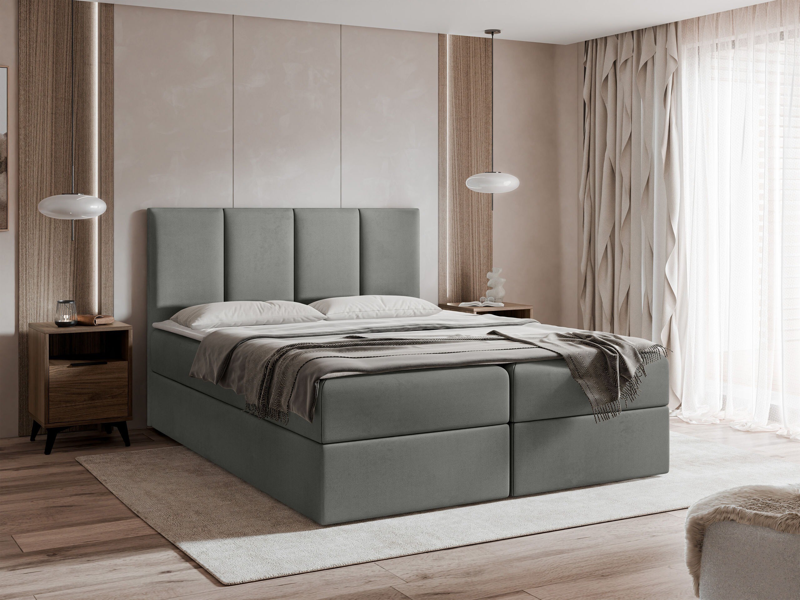 Boxspring postelja Oppidum (Polo 894)