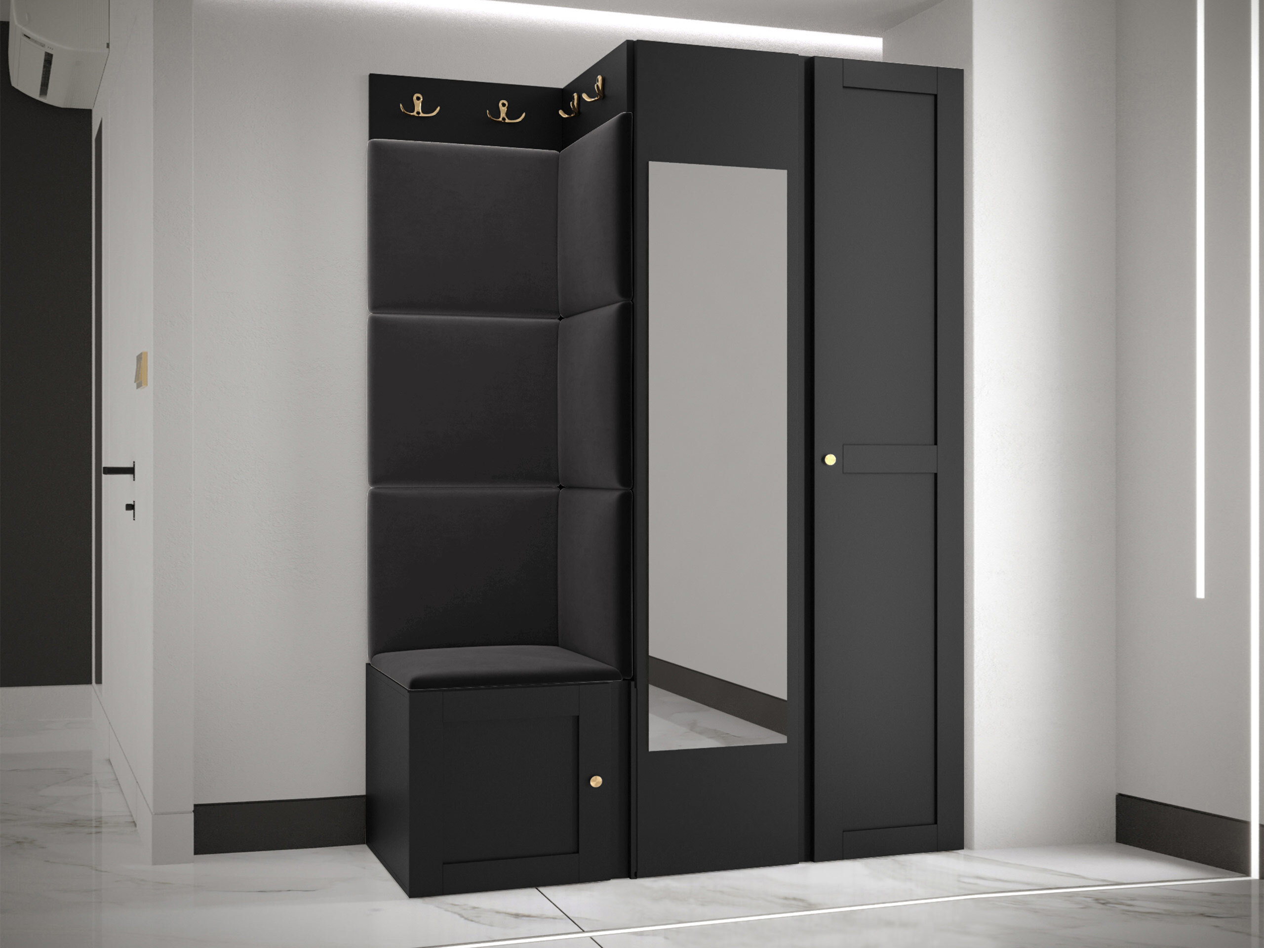 Komplet za predsobo Hartford 380 (Polo 897)