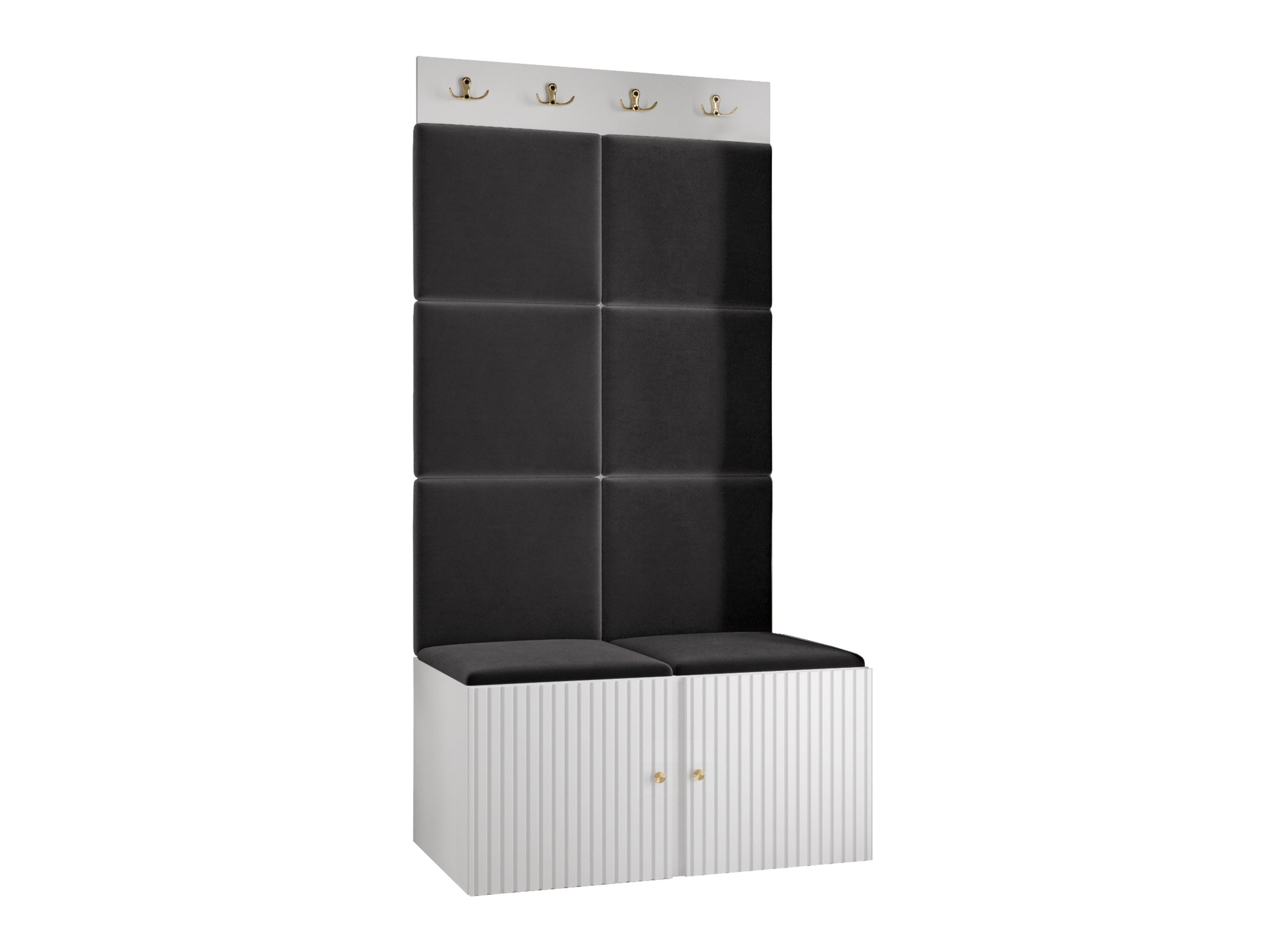 Komplet za predsobo Hartford 383 (Bela)