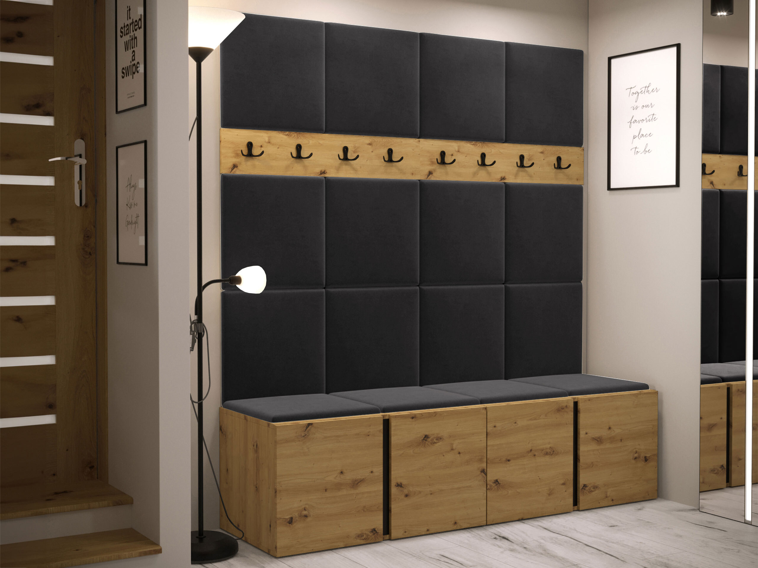 Komplet za predsobo Pinis V (Polo 897)