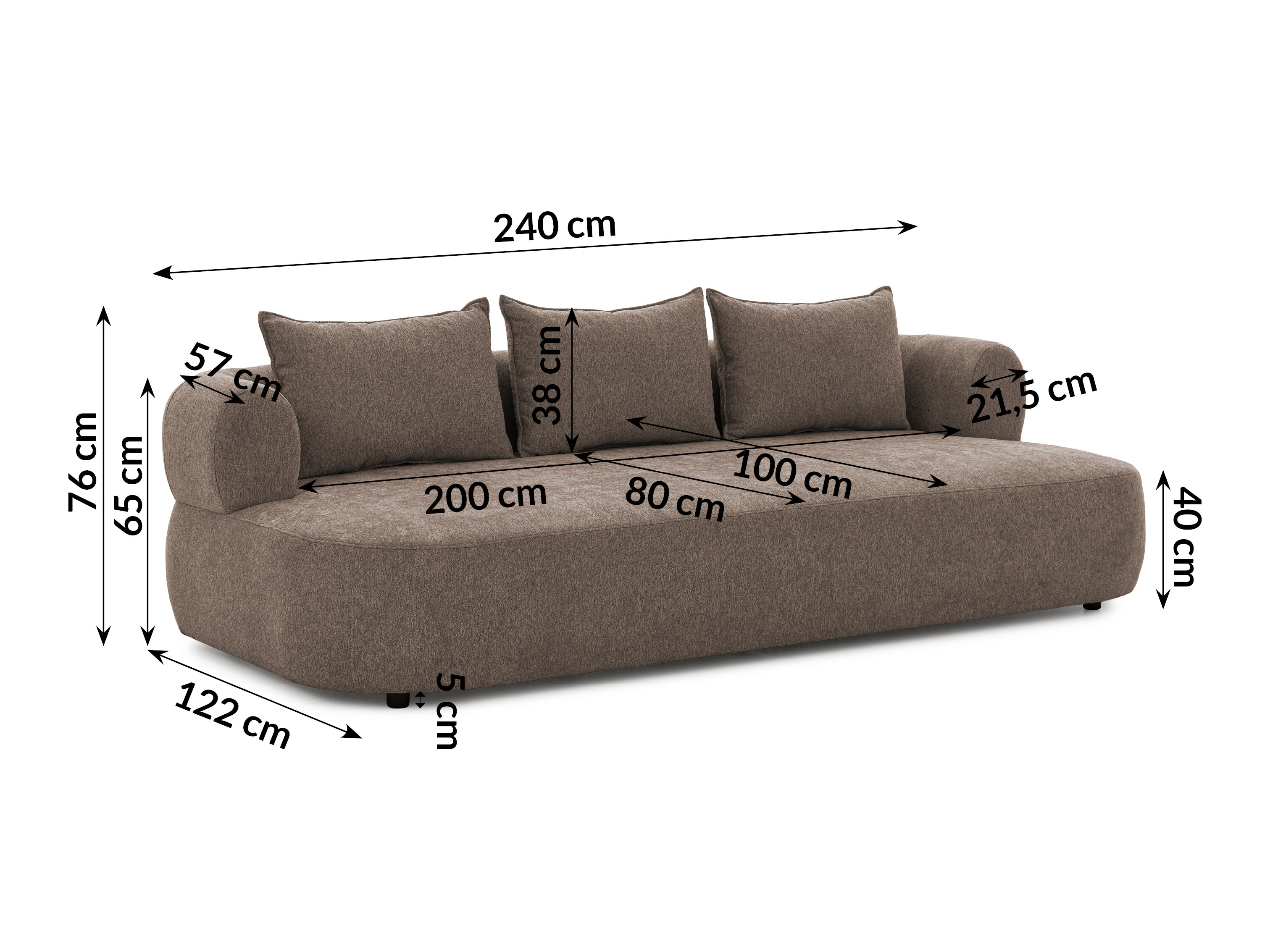 Kavč Rocklin 223 (Toro 45)