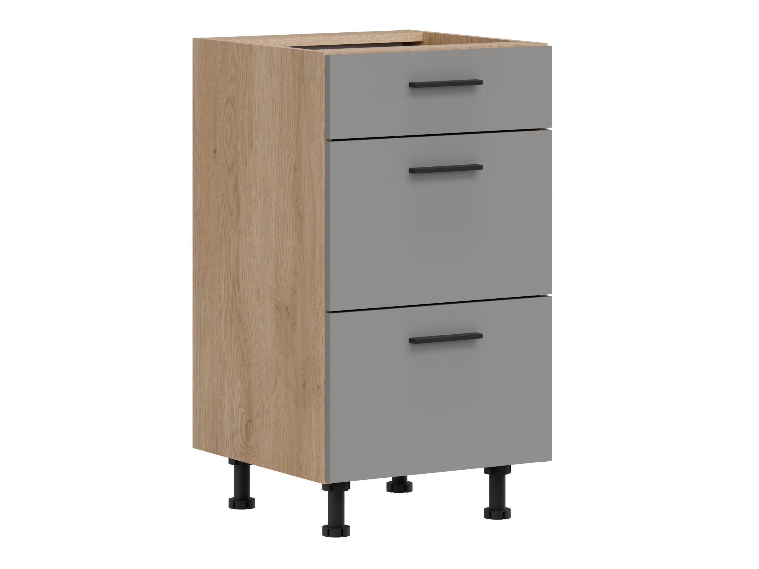 Modularna omarica s predali Ati Grey Artisan 105