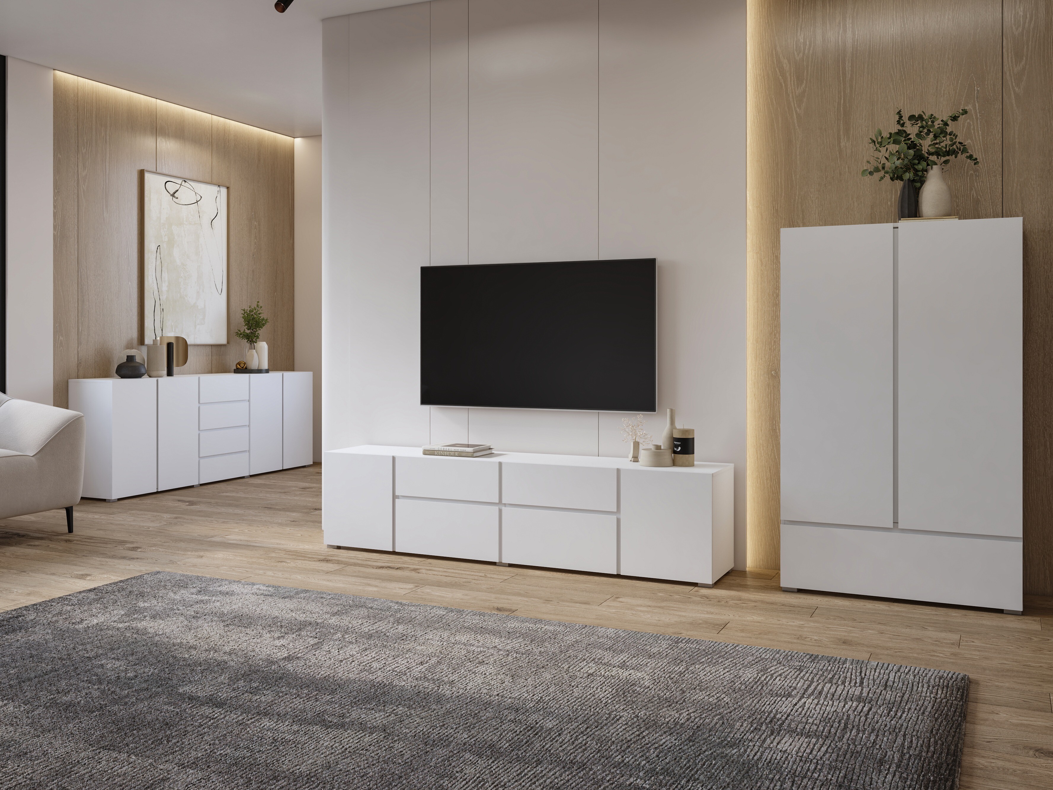 Komoda Elbleve 105 (Bela)