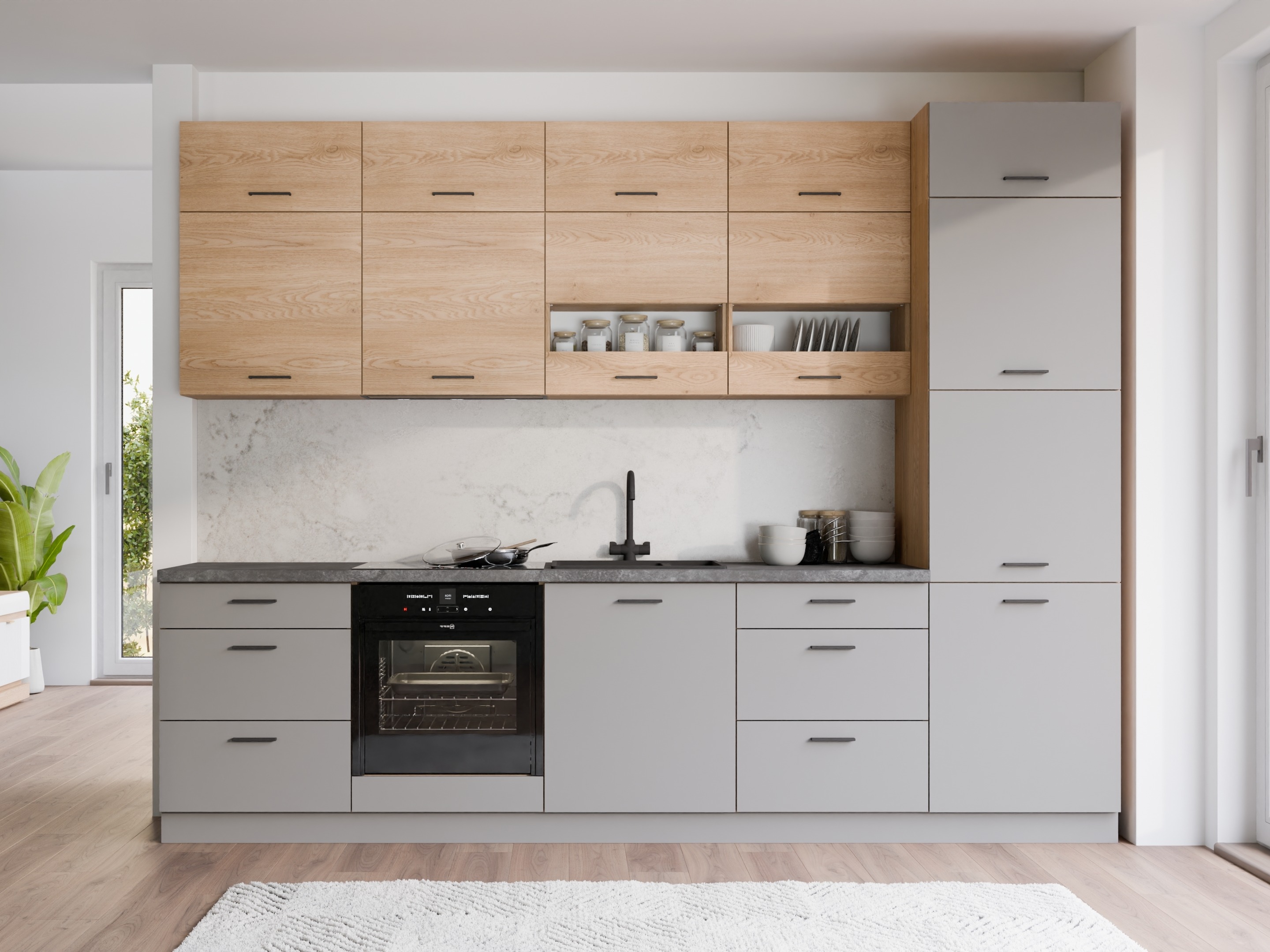 Modularni kuhinjski komplet Ati Grey Torro 100