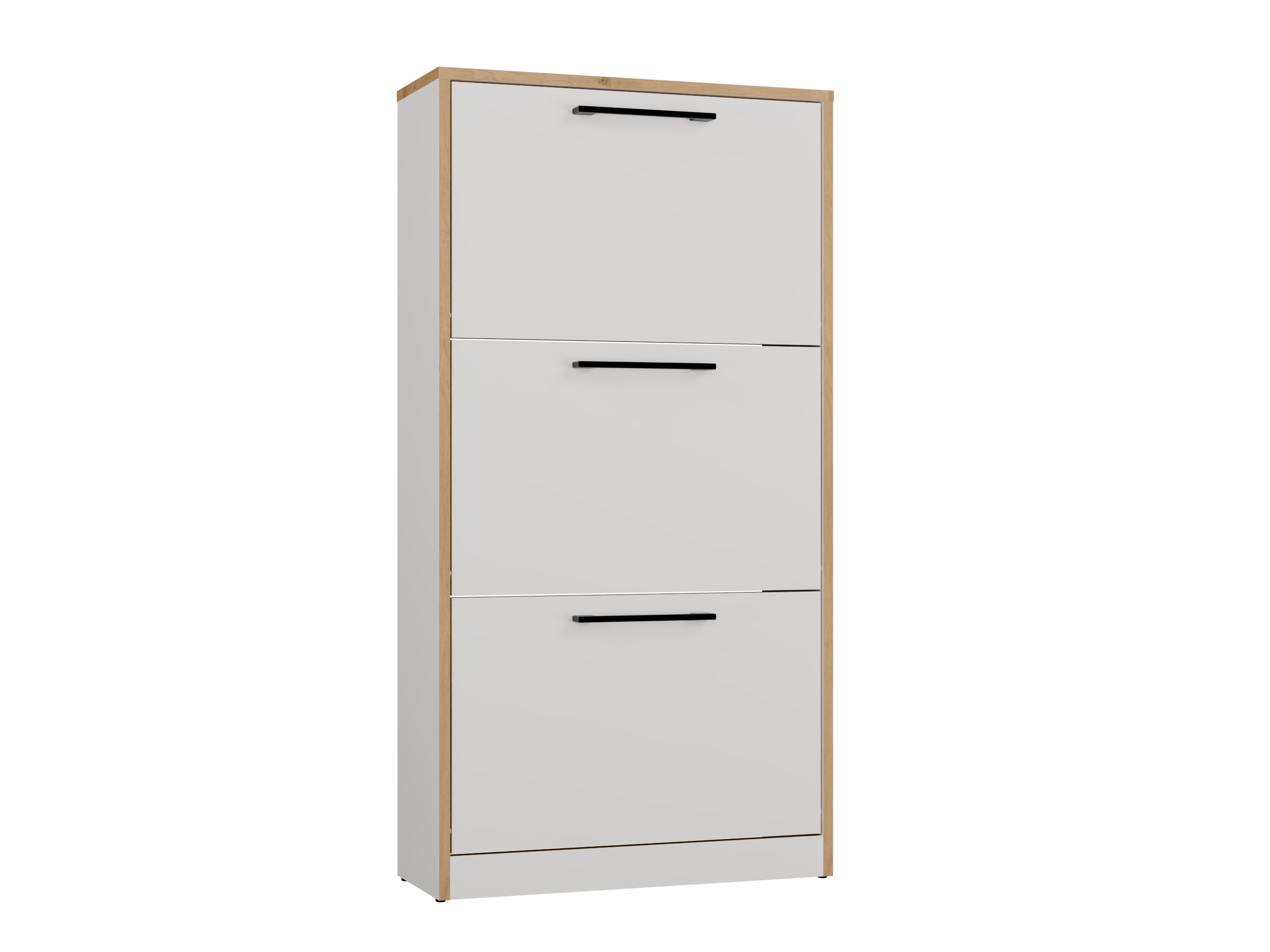 Omarica za čevlje Mandeville 224 (Bela + Artisan hrast)