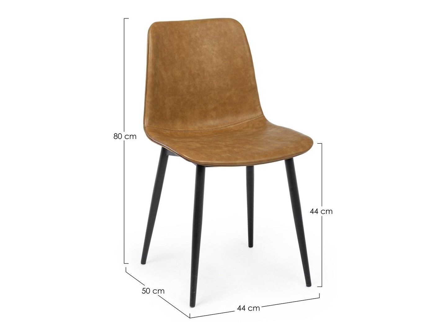 Stol Keizer 278 (Rjava)