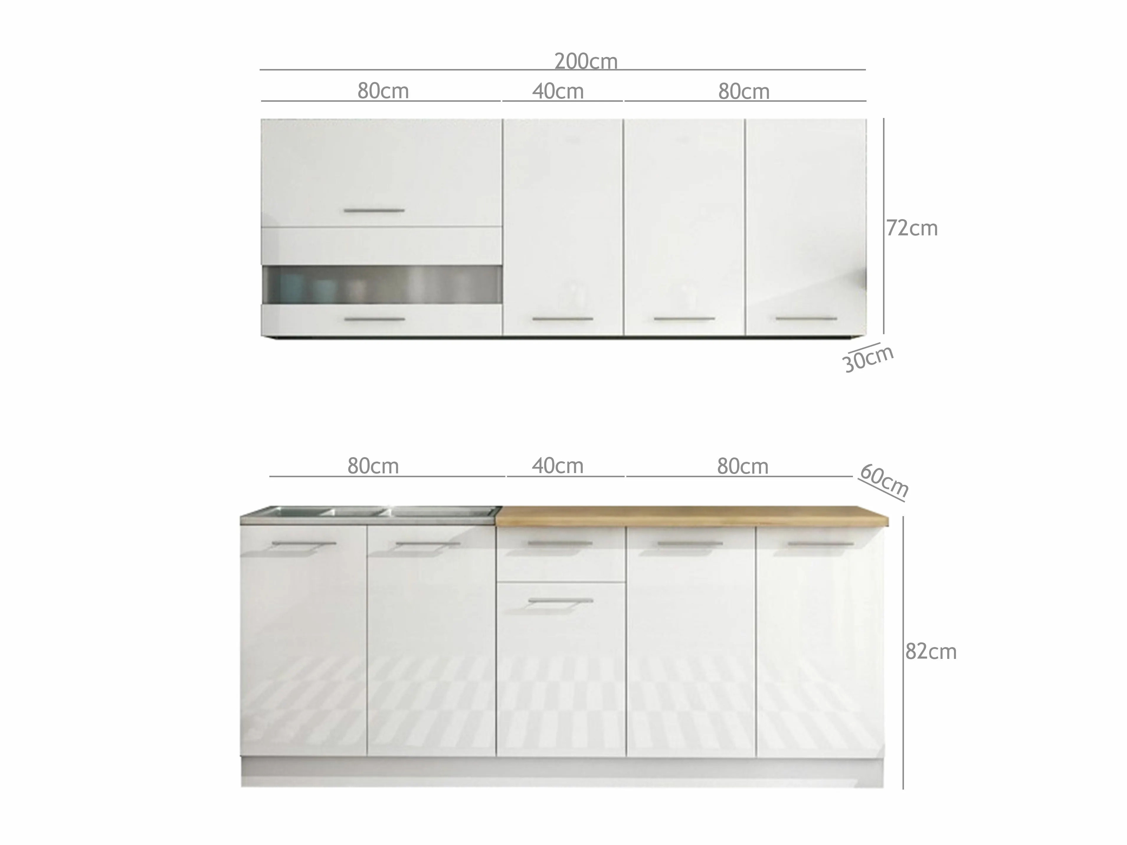 Modularni kuhinjski komplet Tiffa Mix 102