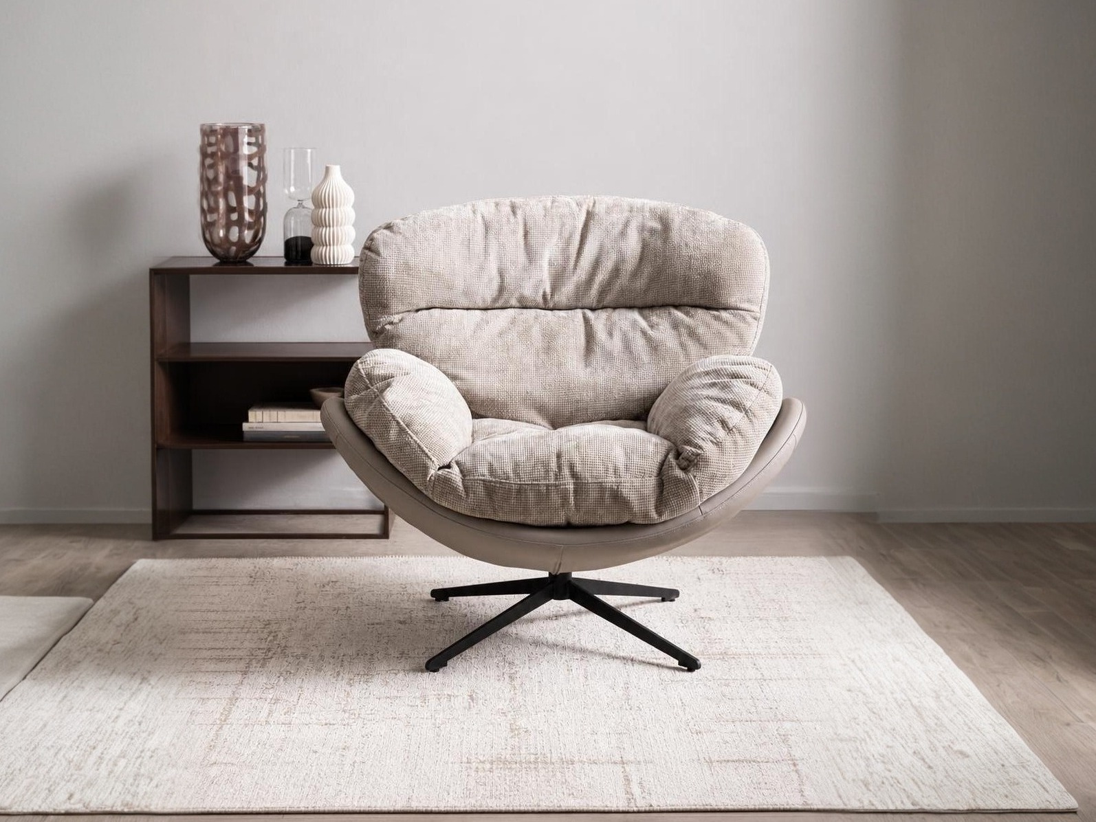 Fotelj Keizer 332 (Siva + Taupe)