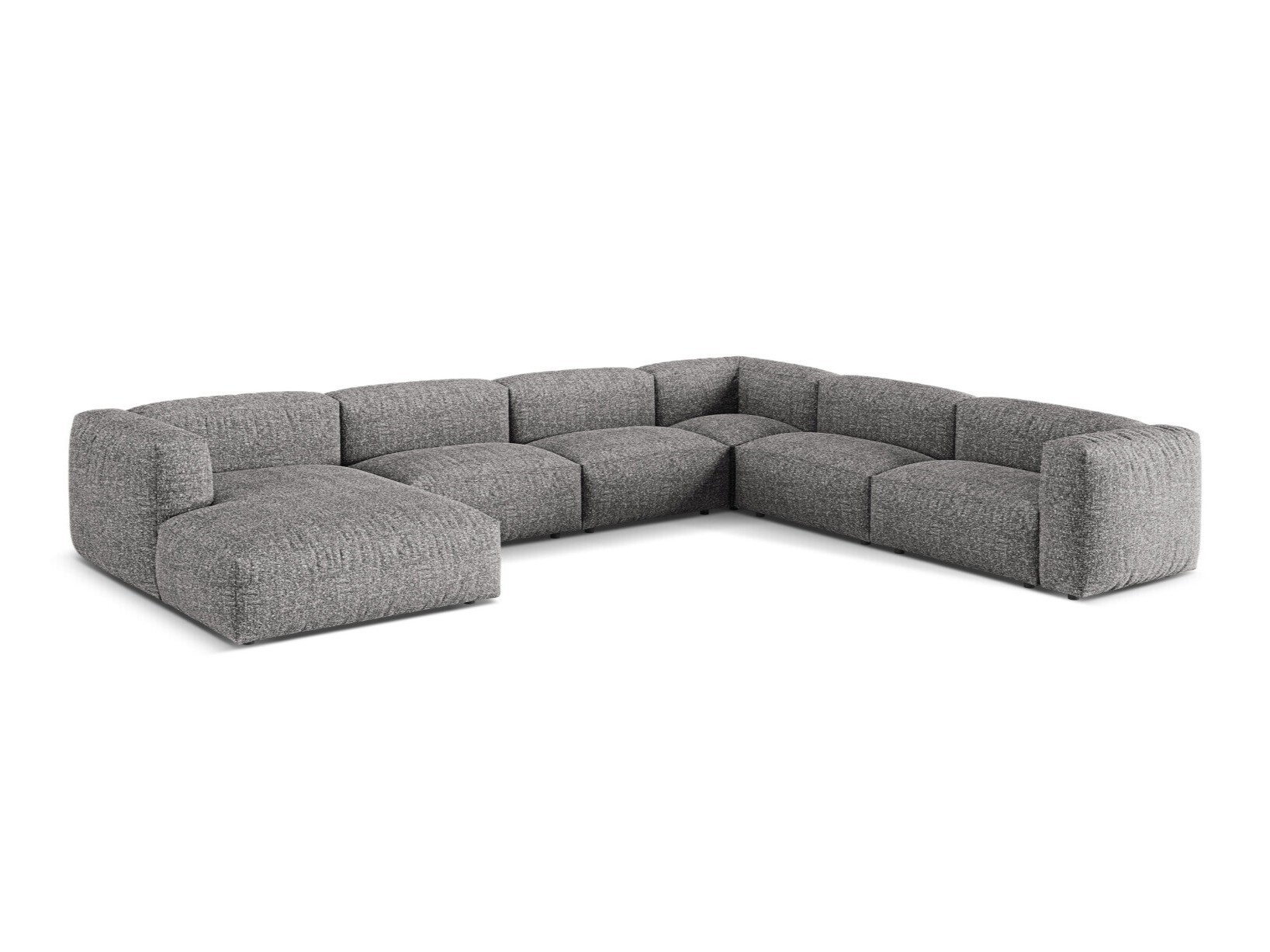 Modularna kotna sedežna garnitura Sorcoro 132 (Monet Graphite)