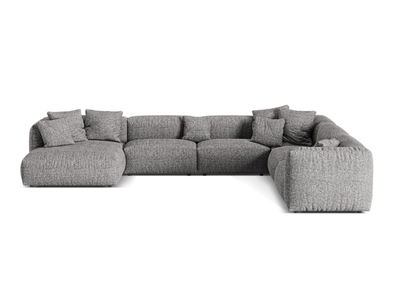 Modularna kotna sedežna garnitura Sorcoro 132 (Monet Graphite)