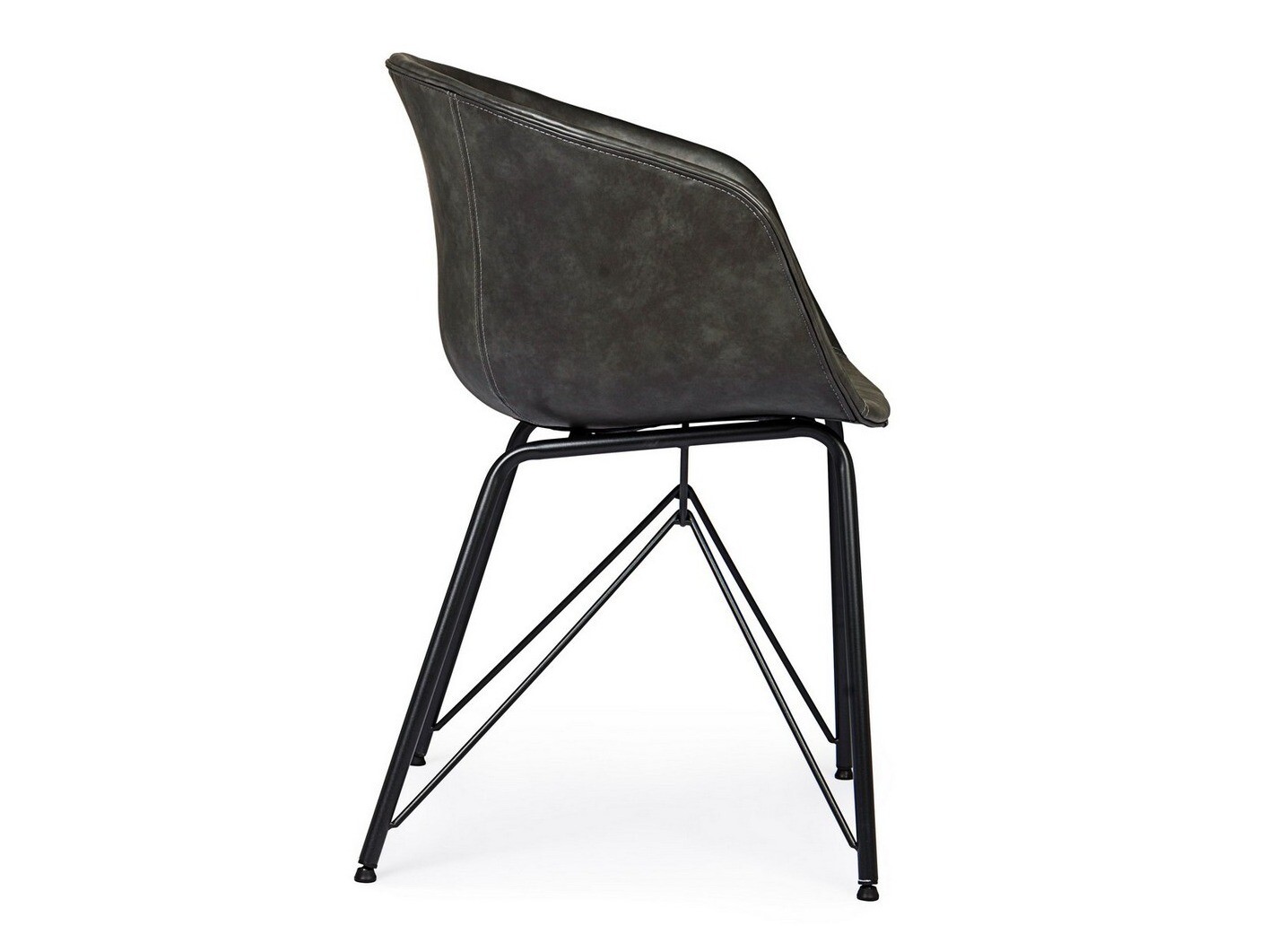 Stol Keizer 393 (Temno siva)