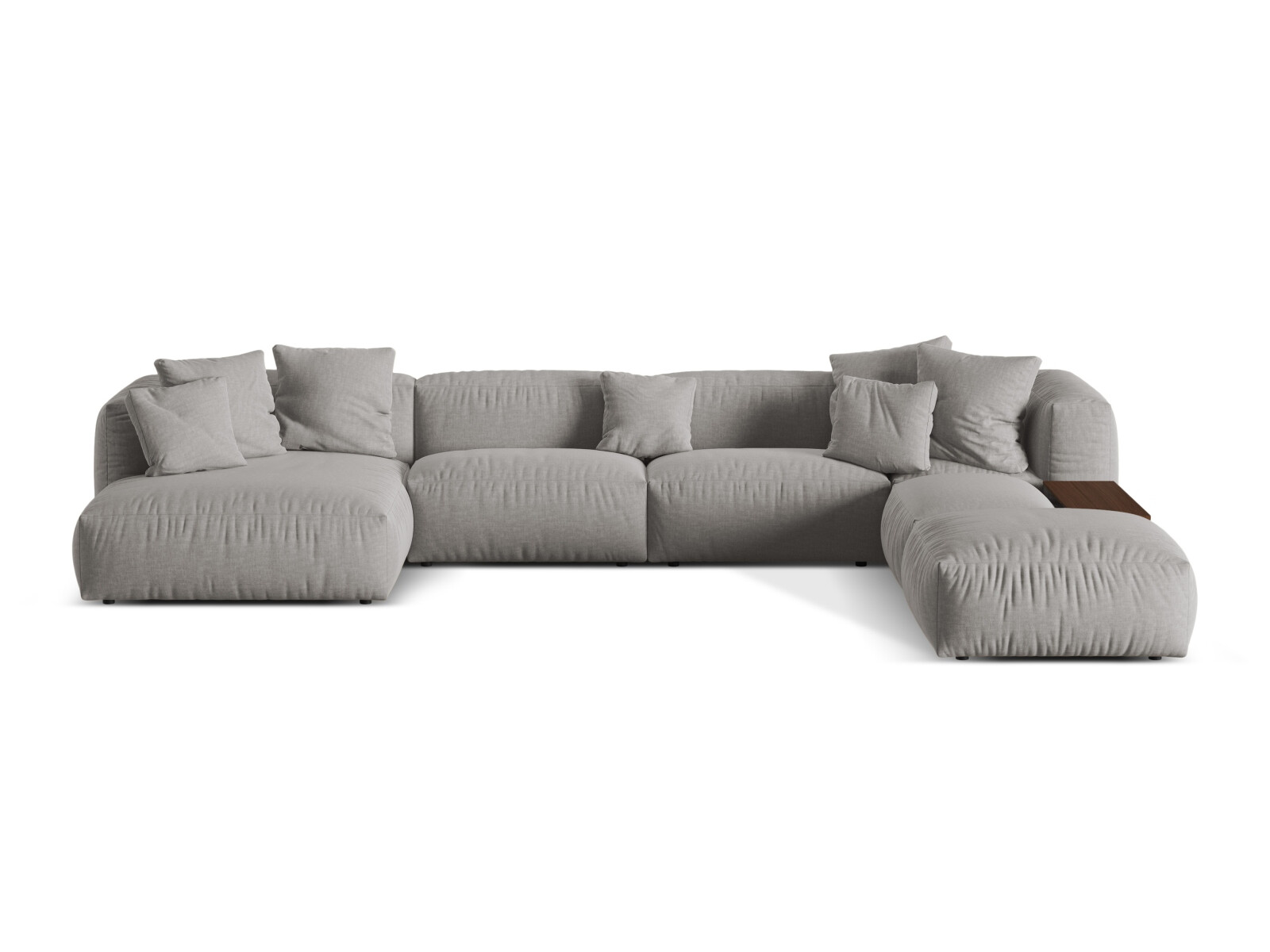 Modularna kotna sedežna garnitura Sorcoro 124 (Boston Light Grey)
