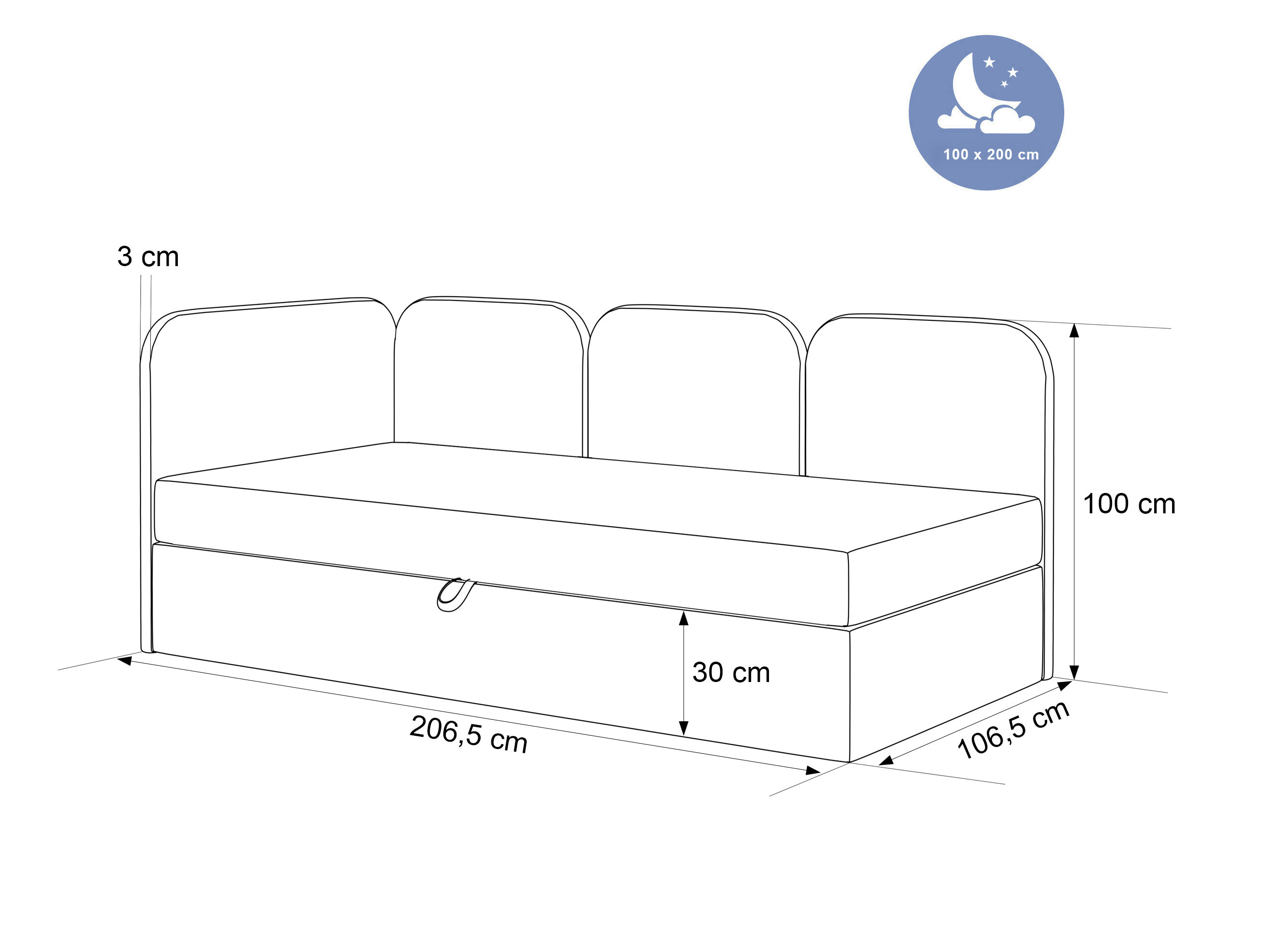 Postelja Hesperia 138 (Dream Velvet 202.17)