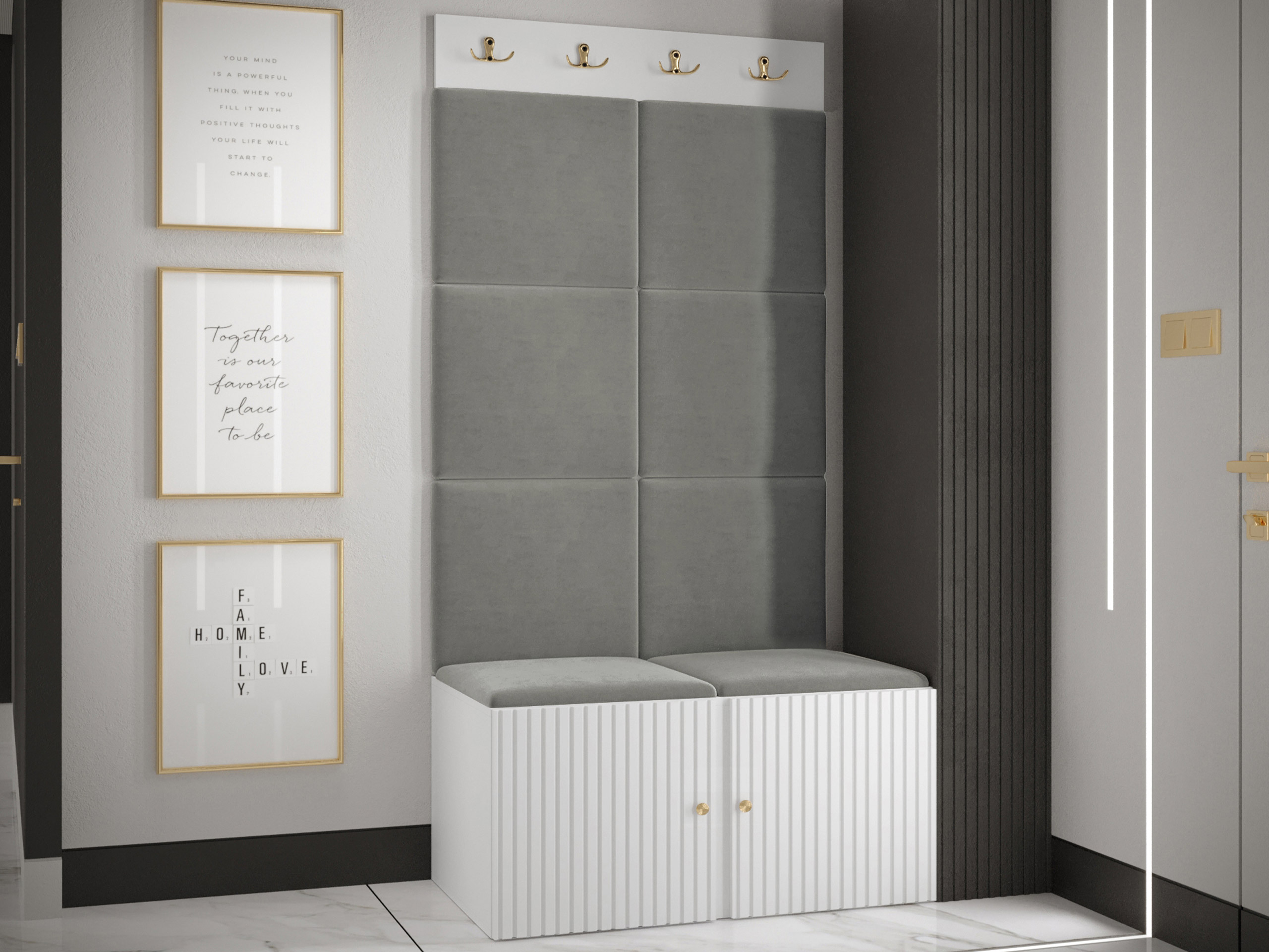 Komplet za predsobo Hartford 383 (Polo 894)