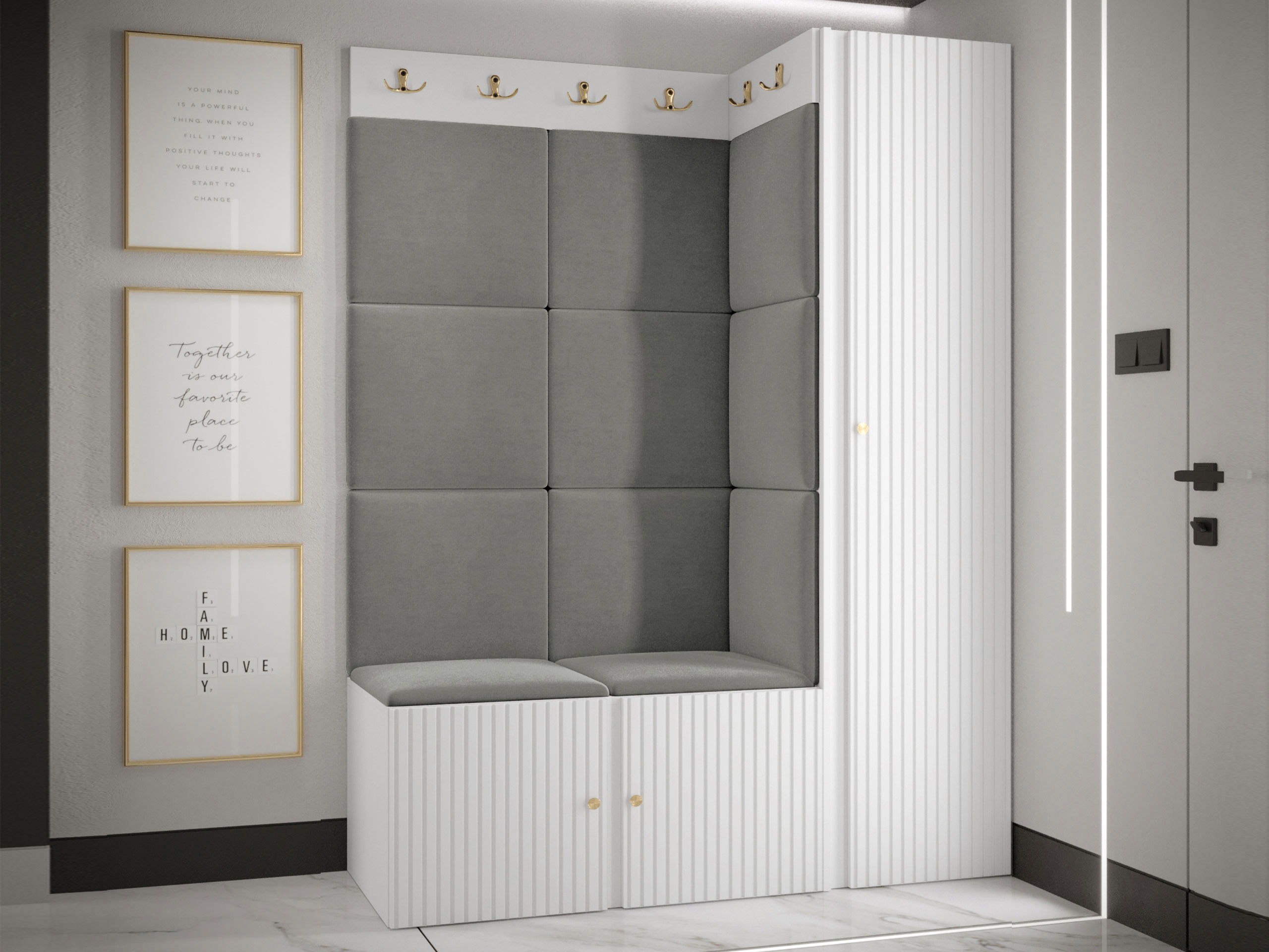 Komplet za predsobo Hartford 385 (Polo 894)