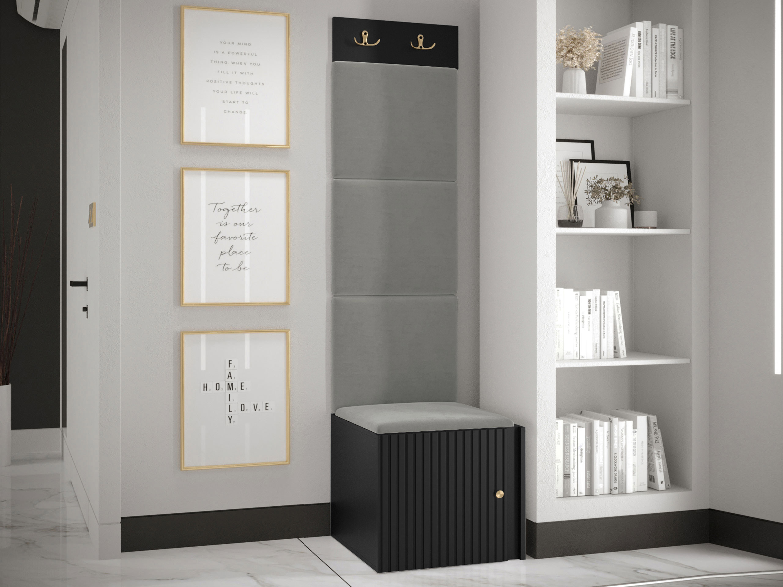 Komplet za predsobo Hartford 386 (Polo 894)