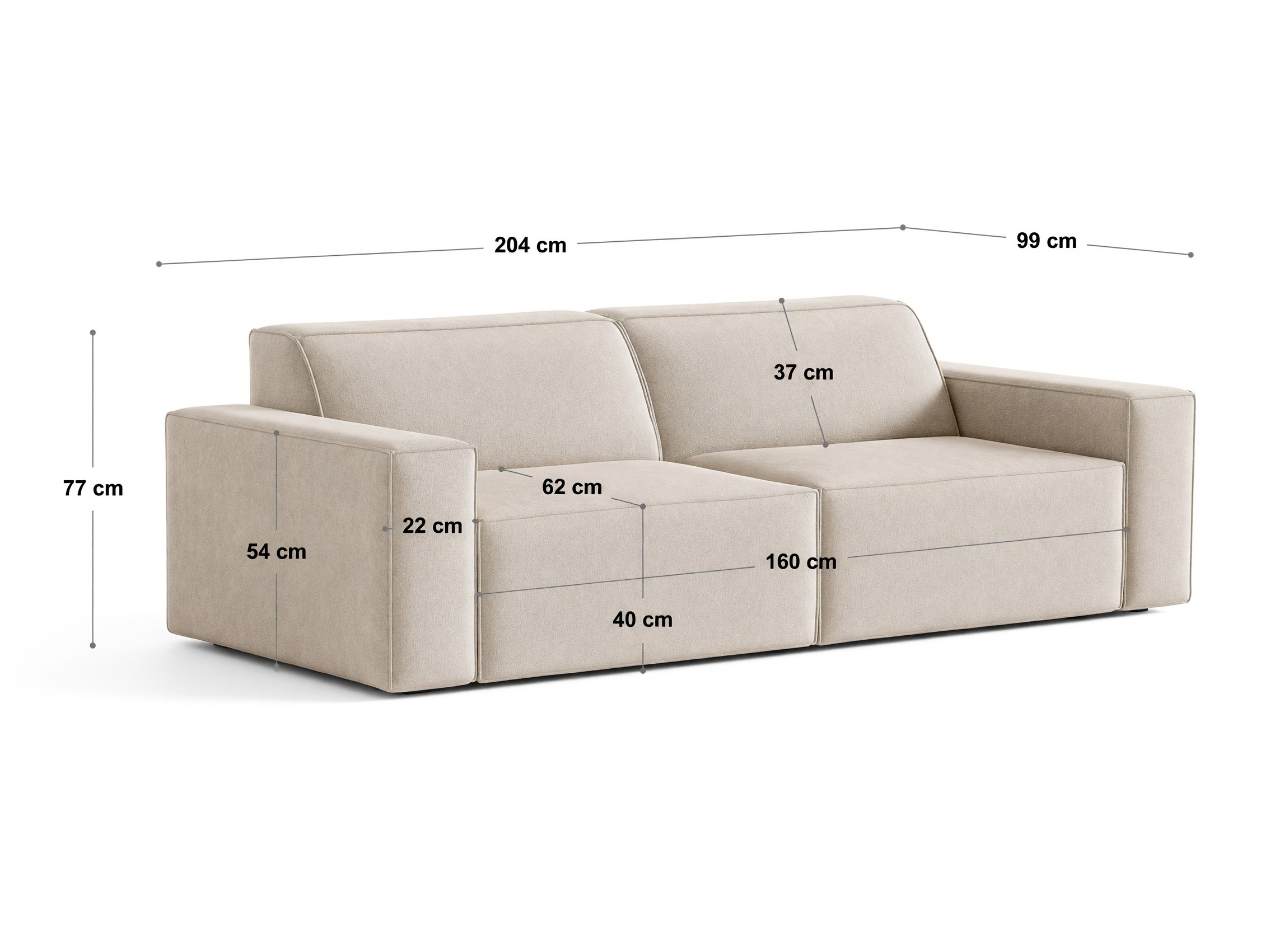 Modularni kavč Lomcalu 107 (Bluvel 30)