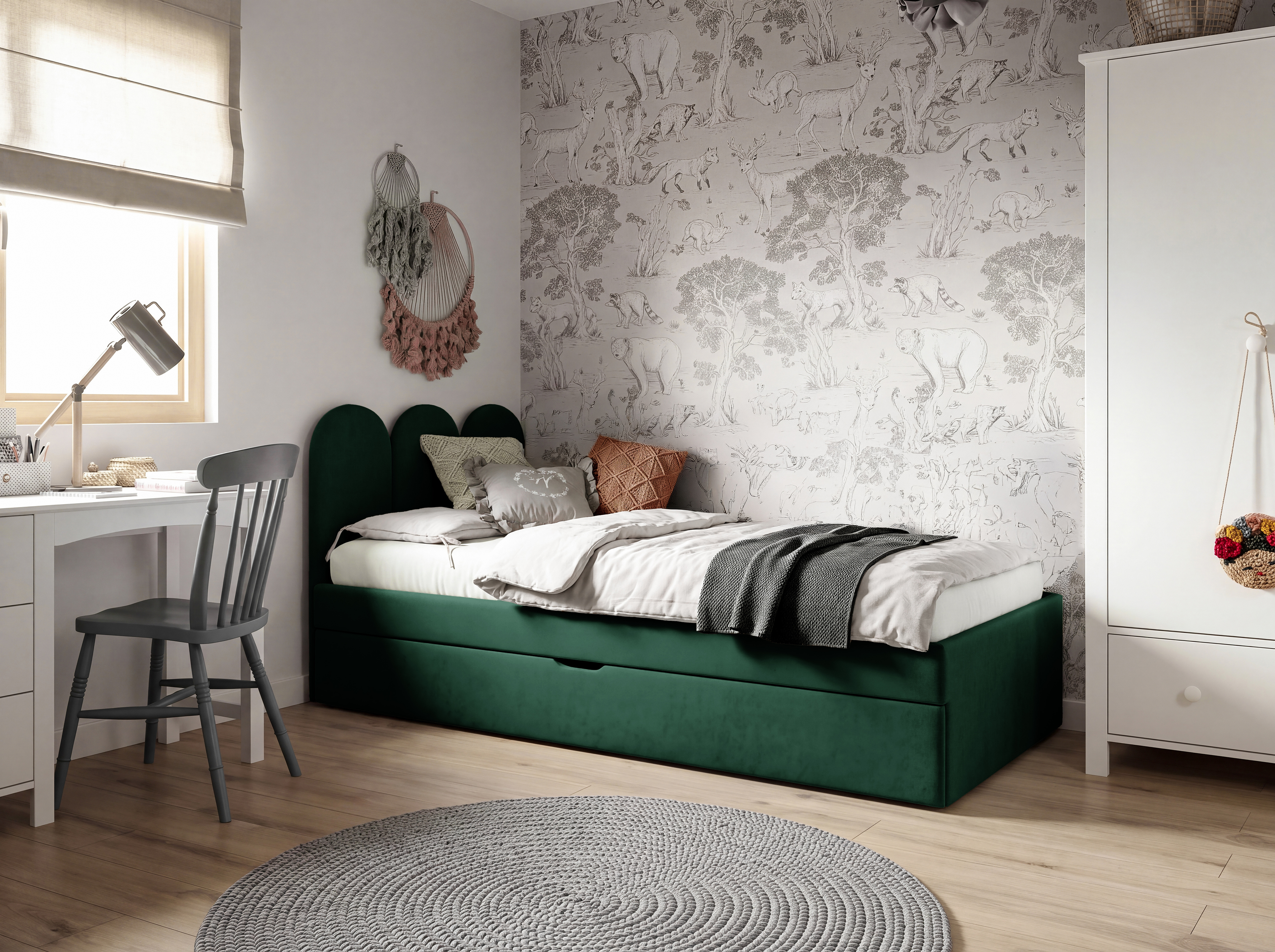 Postelja Franklin 231 (Magic Velvet 2225)