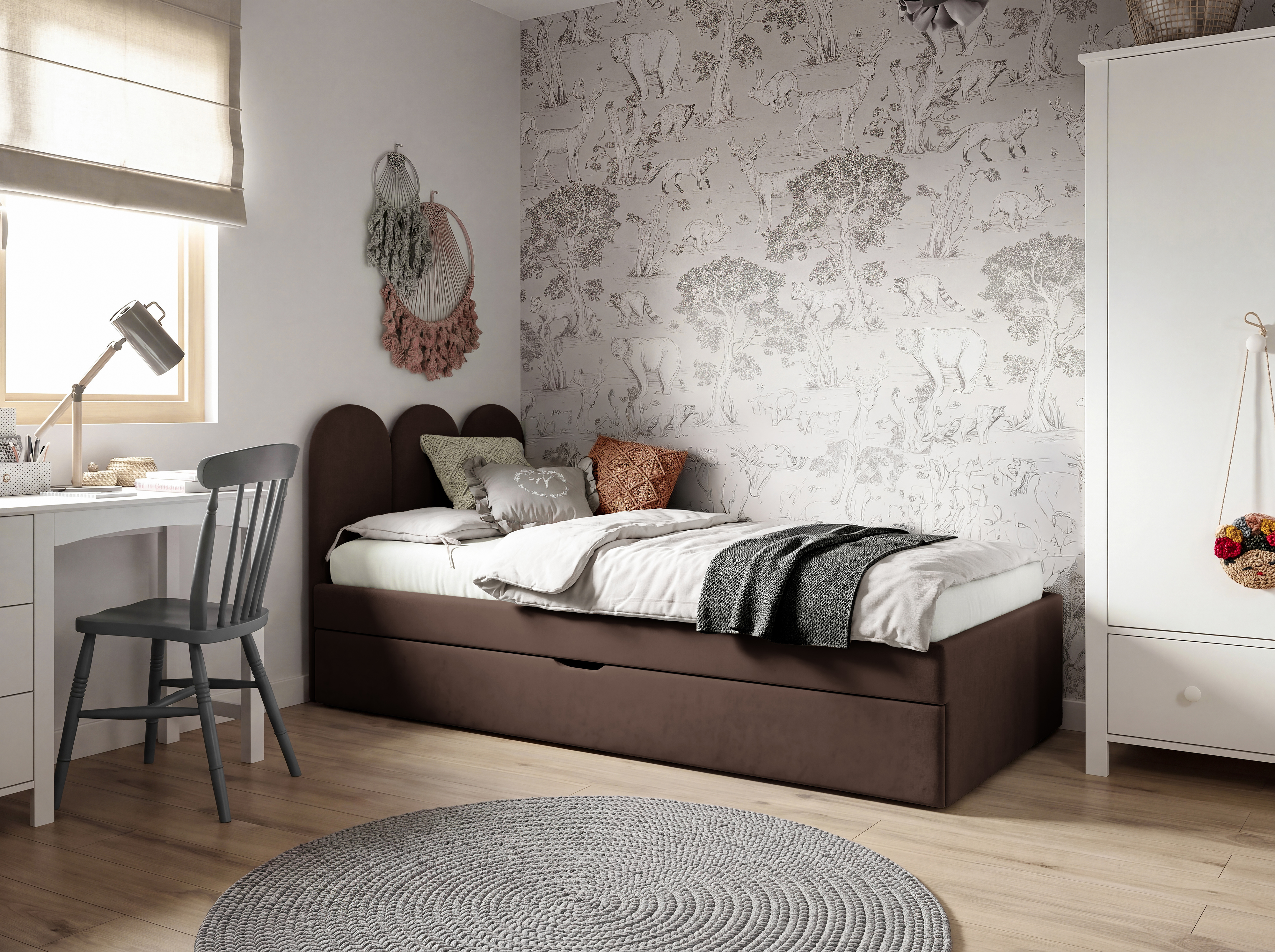 Postelja Franklin 231 (Magic Velvet 2299)