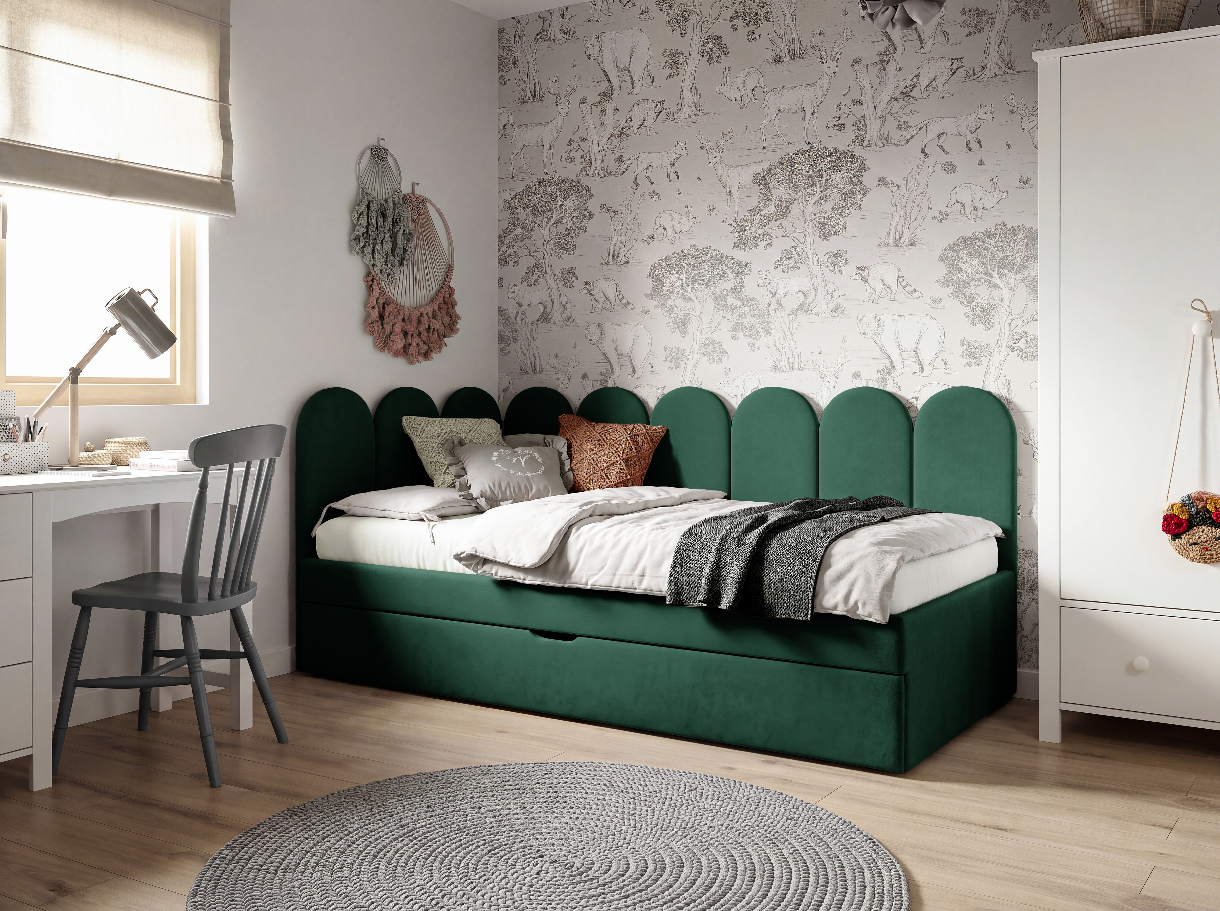 Postelja Franklin 232 (Magic Velvet 2225)