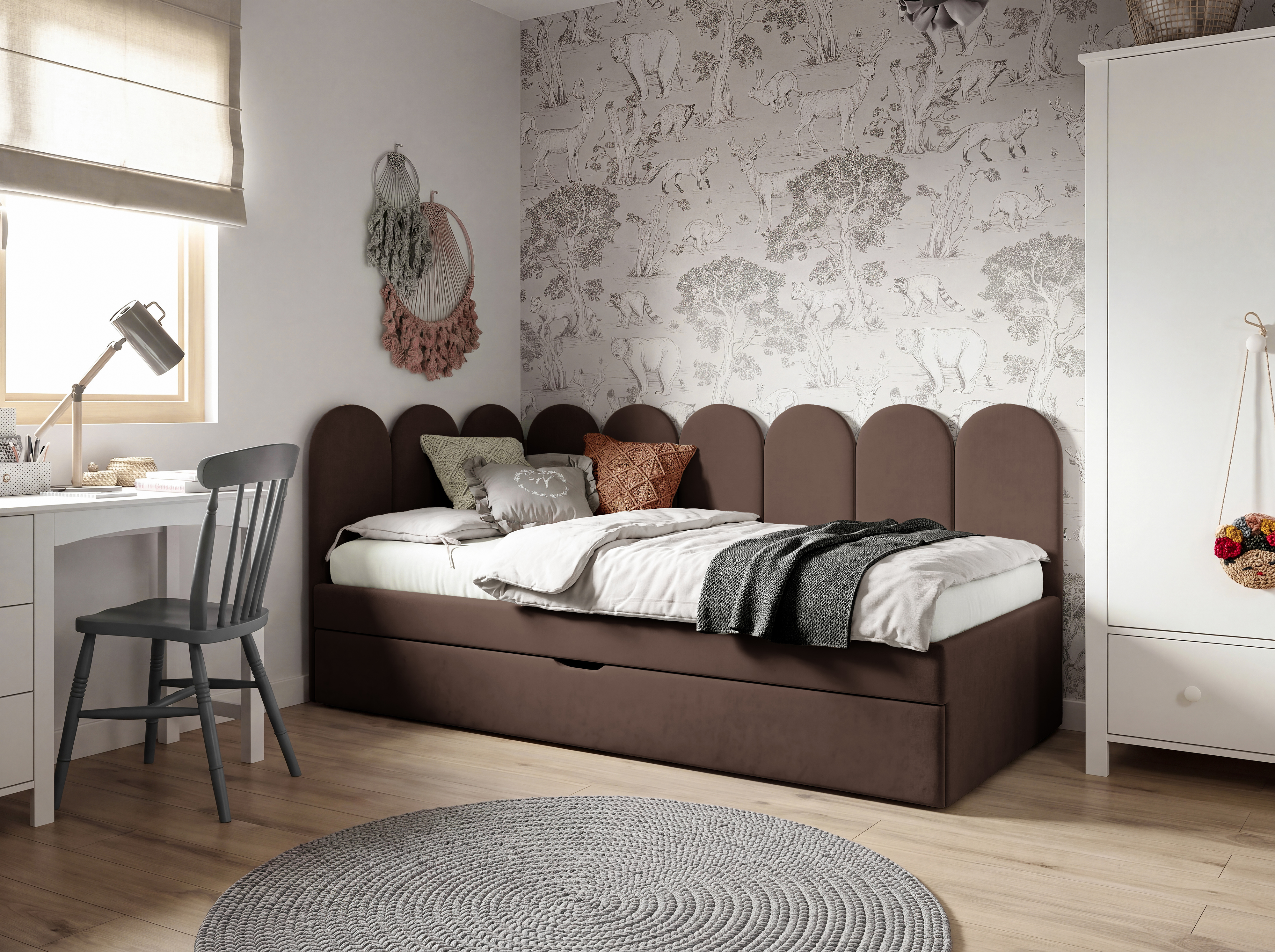 Postelja Franklin 232 (Magic Velvet 2299)