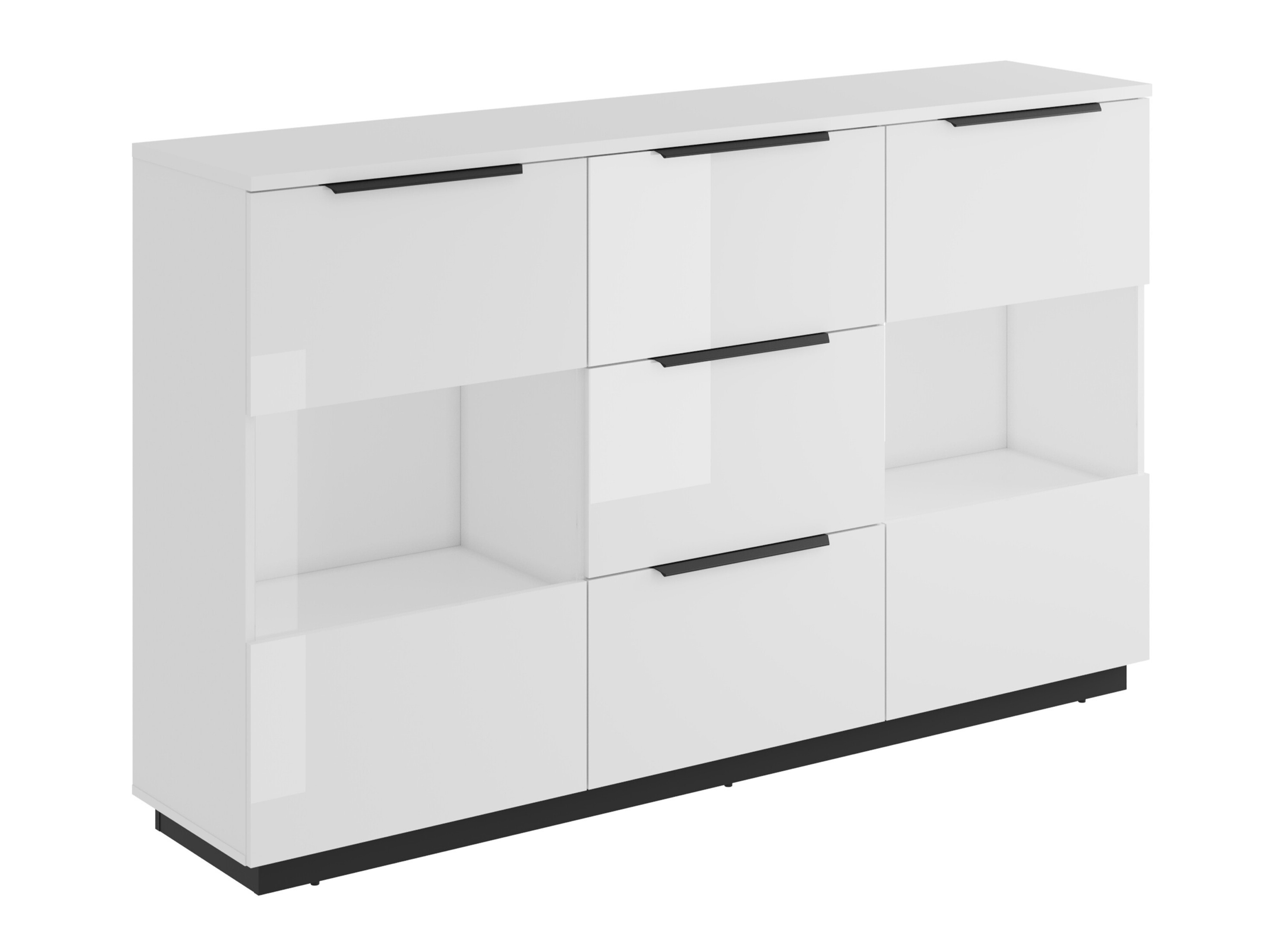Komoda Talevaro 105 (Bela + Sijaj bela)