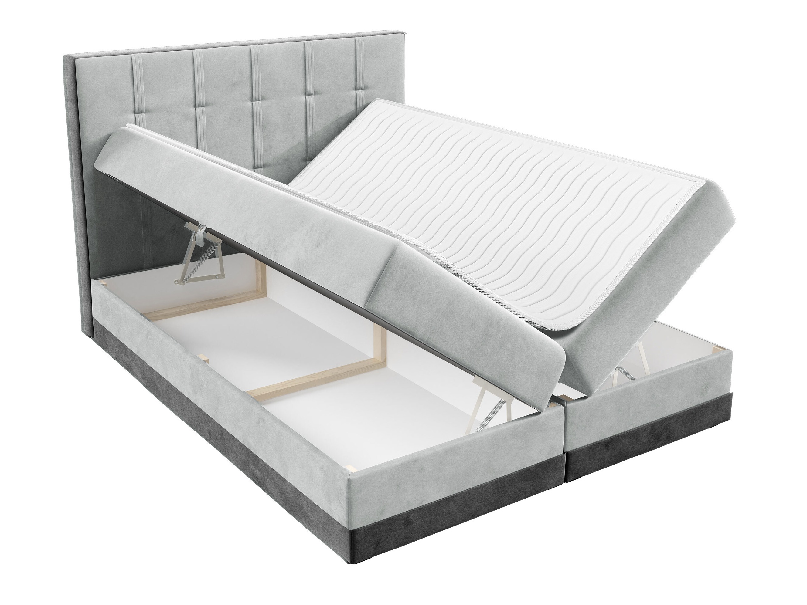 Boxspring postelja Villa (Kameleon 04 + Kameleon 15)