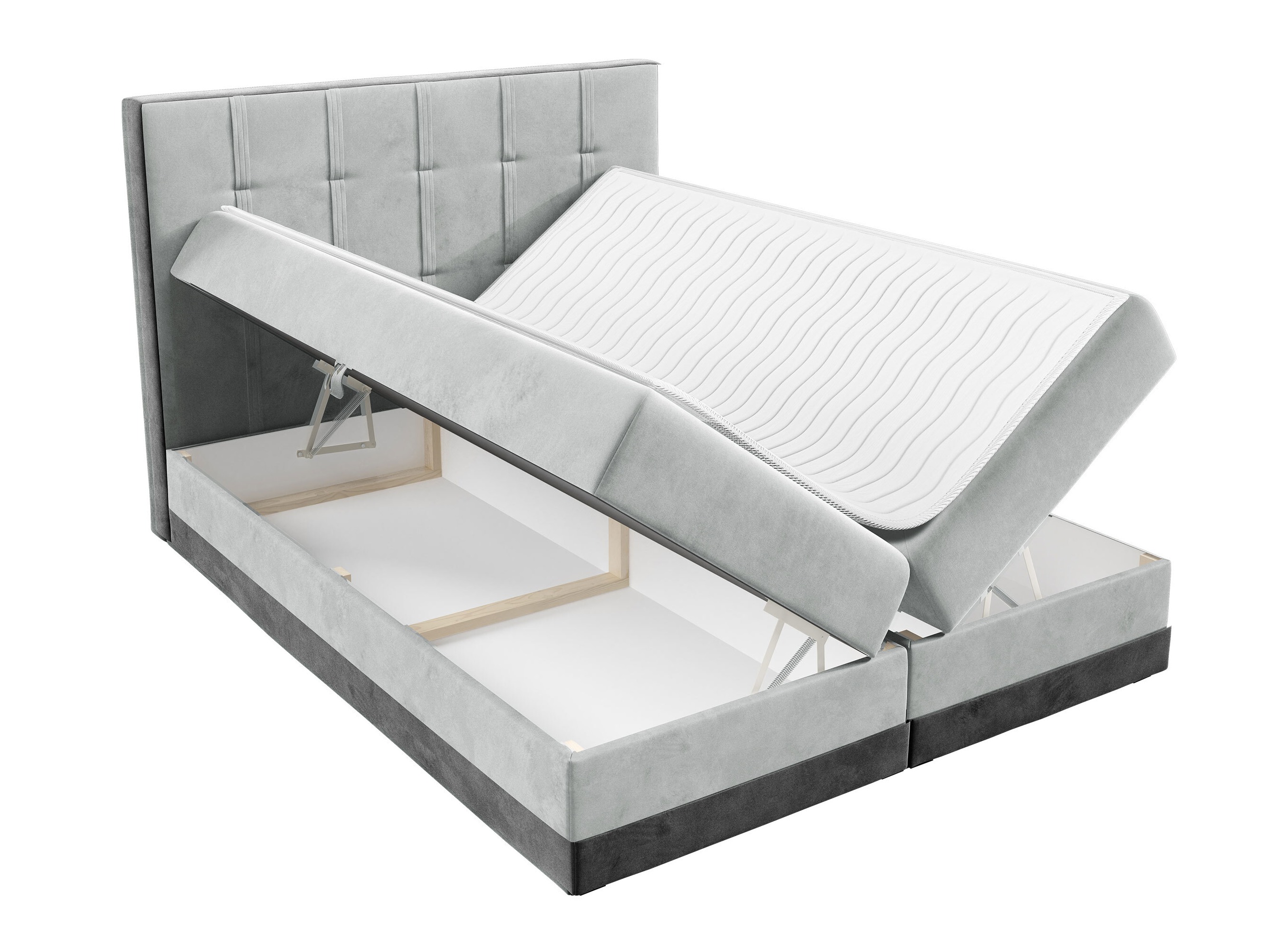 Boxspring postelja Villa (Kameleon 92 + Kameleon 84)
