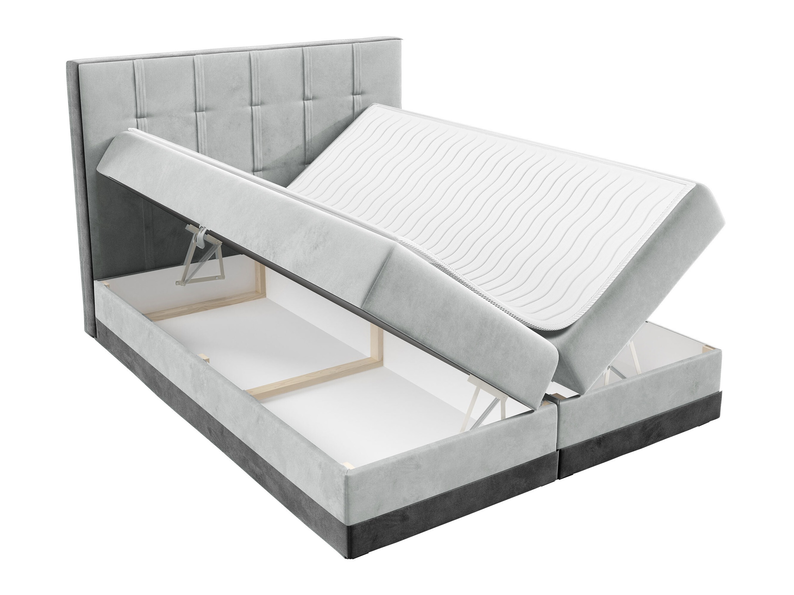 Boxspring postelja Villa (Kameleon 92 + Kameleon 84)