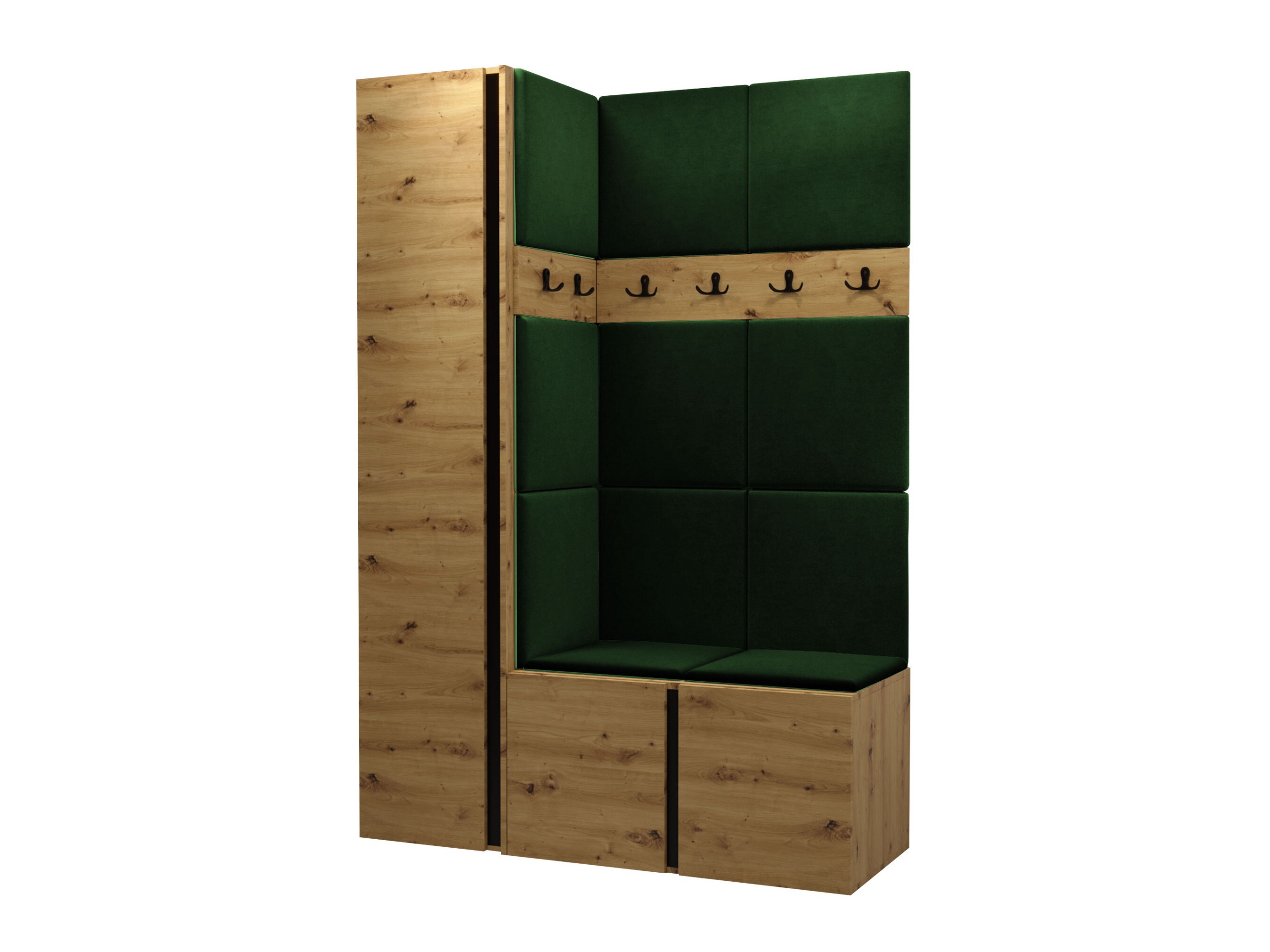 Komplet za predsobo Pinis IX (Artisan hrast)