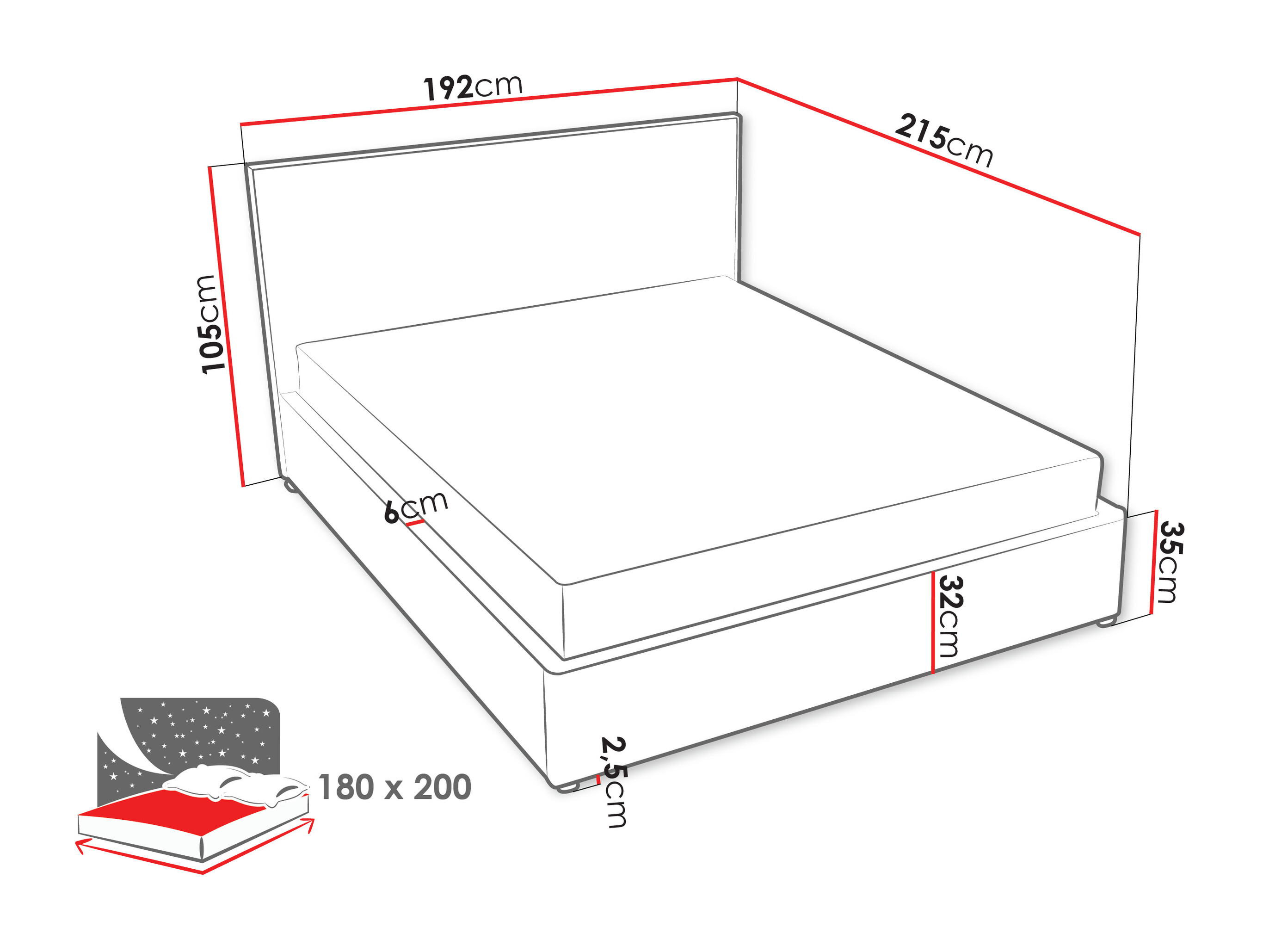 Postelja Portage 112 (Grant 16)