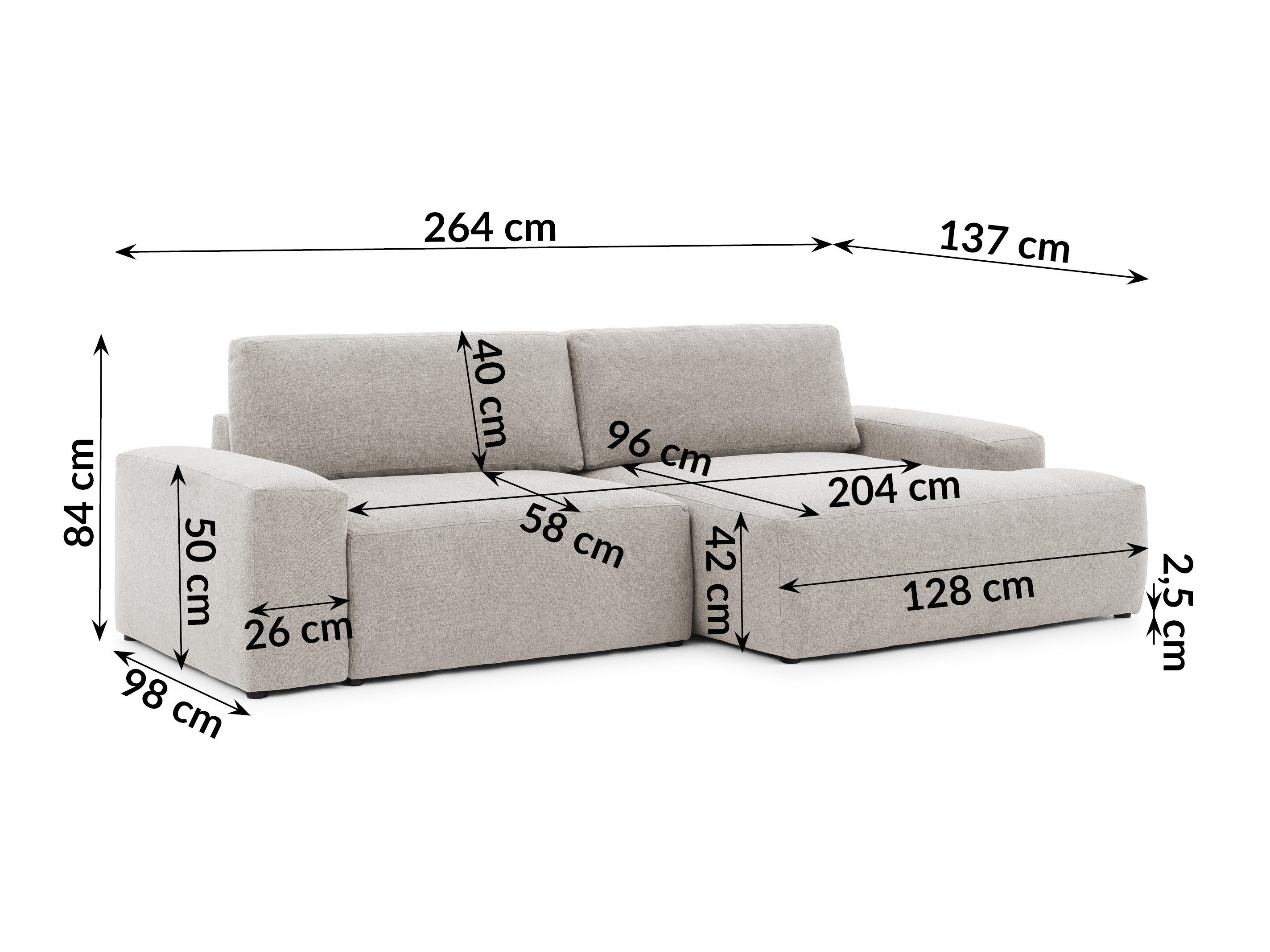 Kotna garnitura Rocklin 237 (Alta 04)