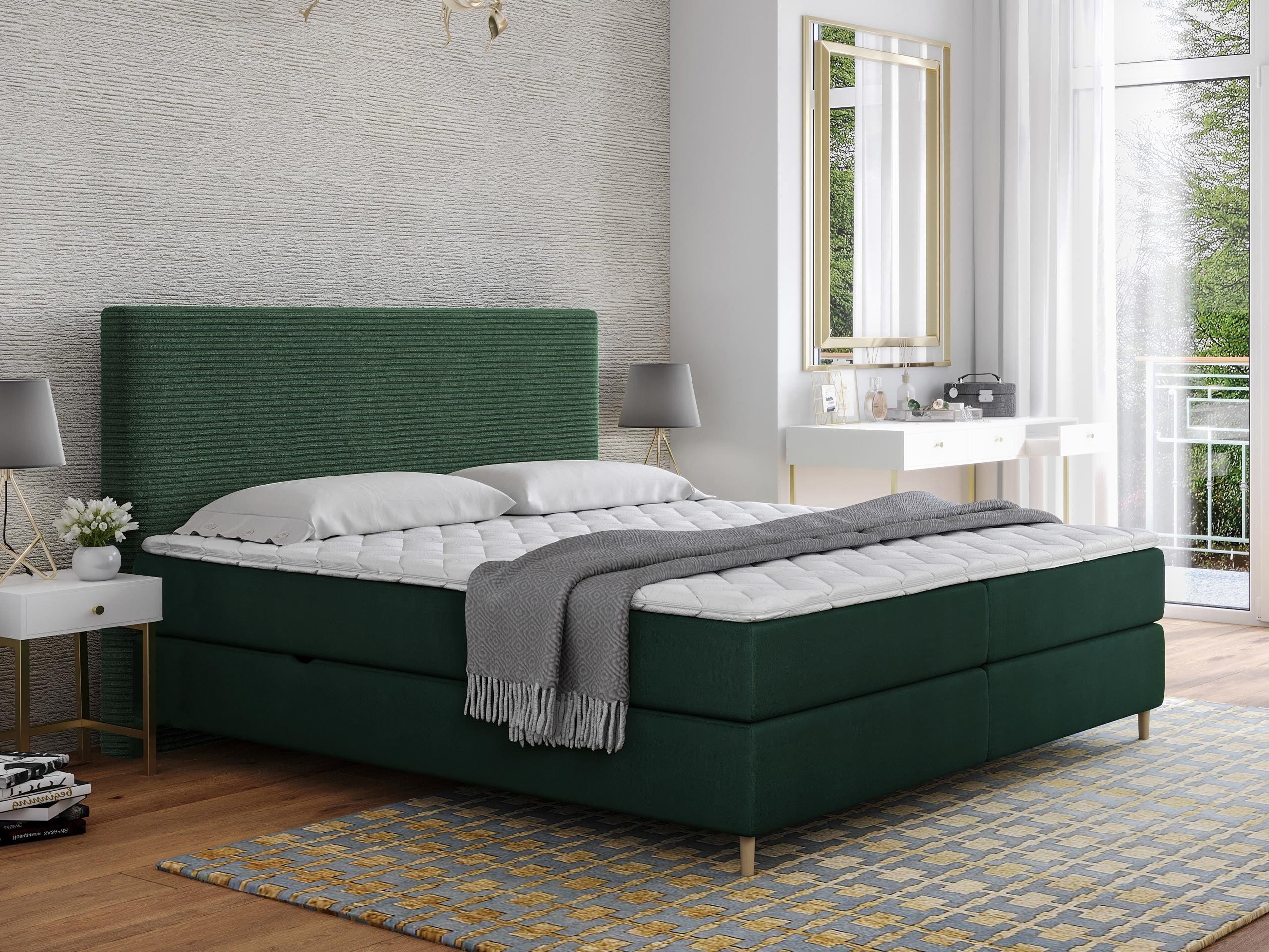 Boxspring postelja ComfiDream Miraara (Poso 14 + Kronos 14)