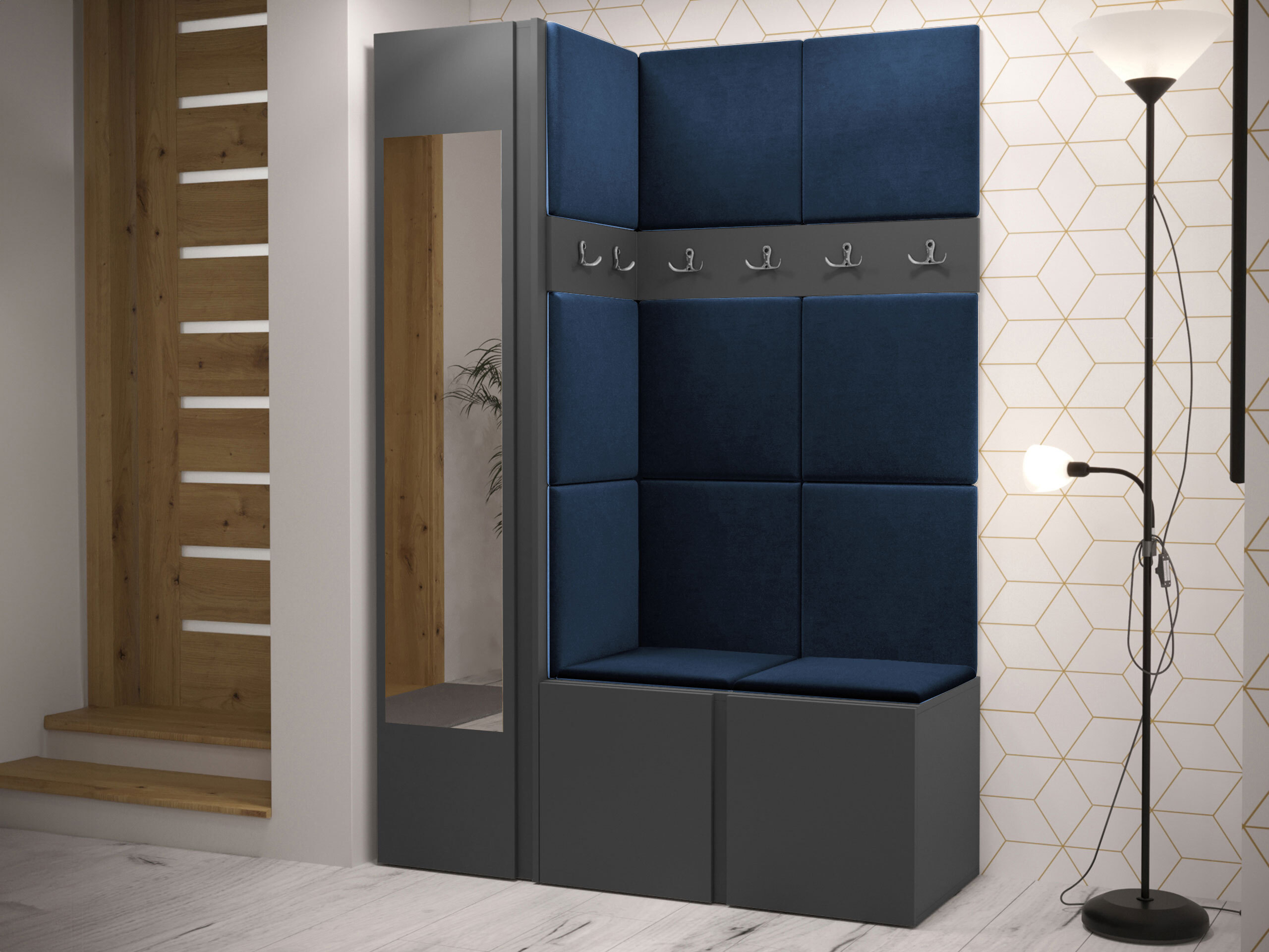 Komplet za predsobo Hartford 277 (Polo 891)