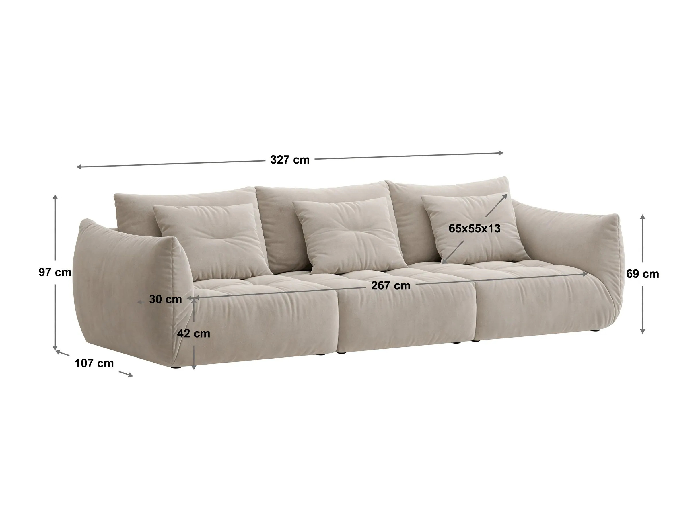 Modularni kavč Benorli 101 (Wind 84)