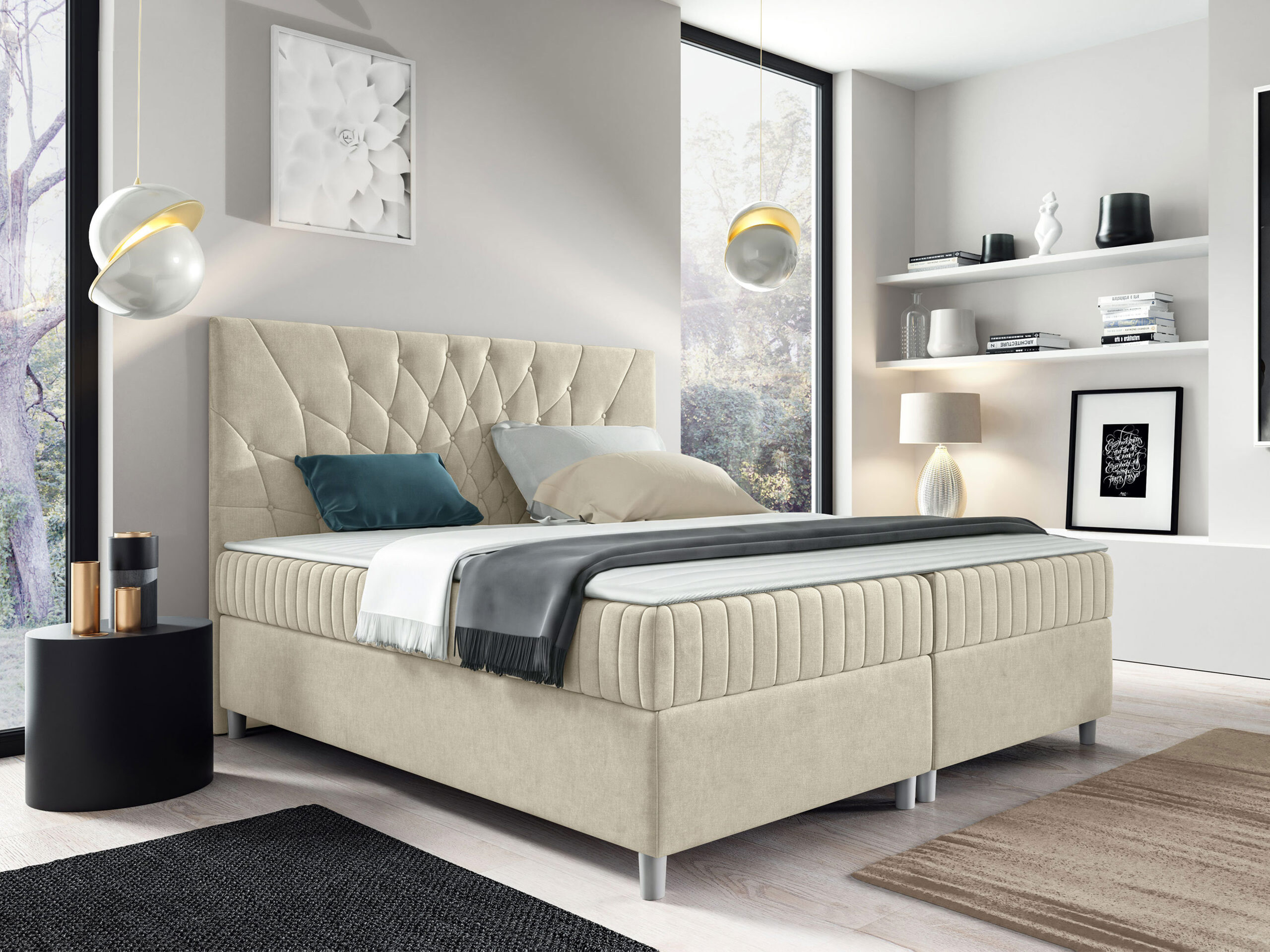 Boxspring postelja Civitas (Polo 872)