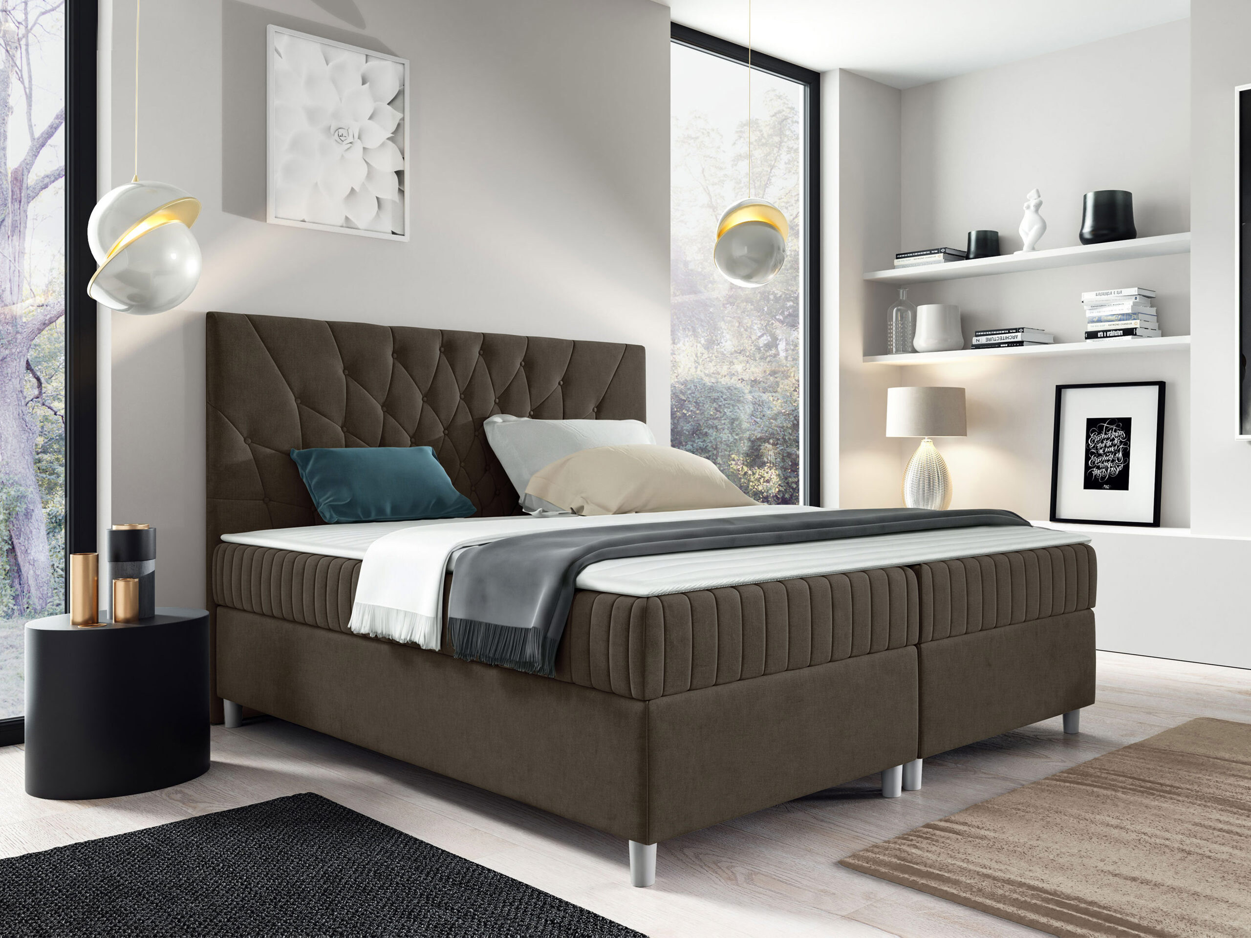 Boxspring postelja Civitas (Polo 877)