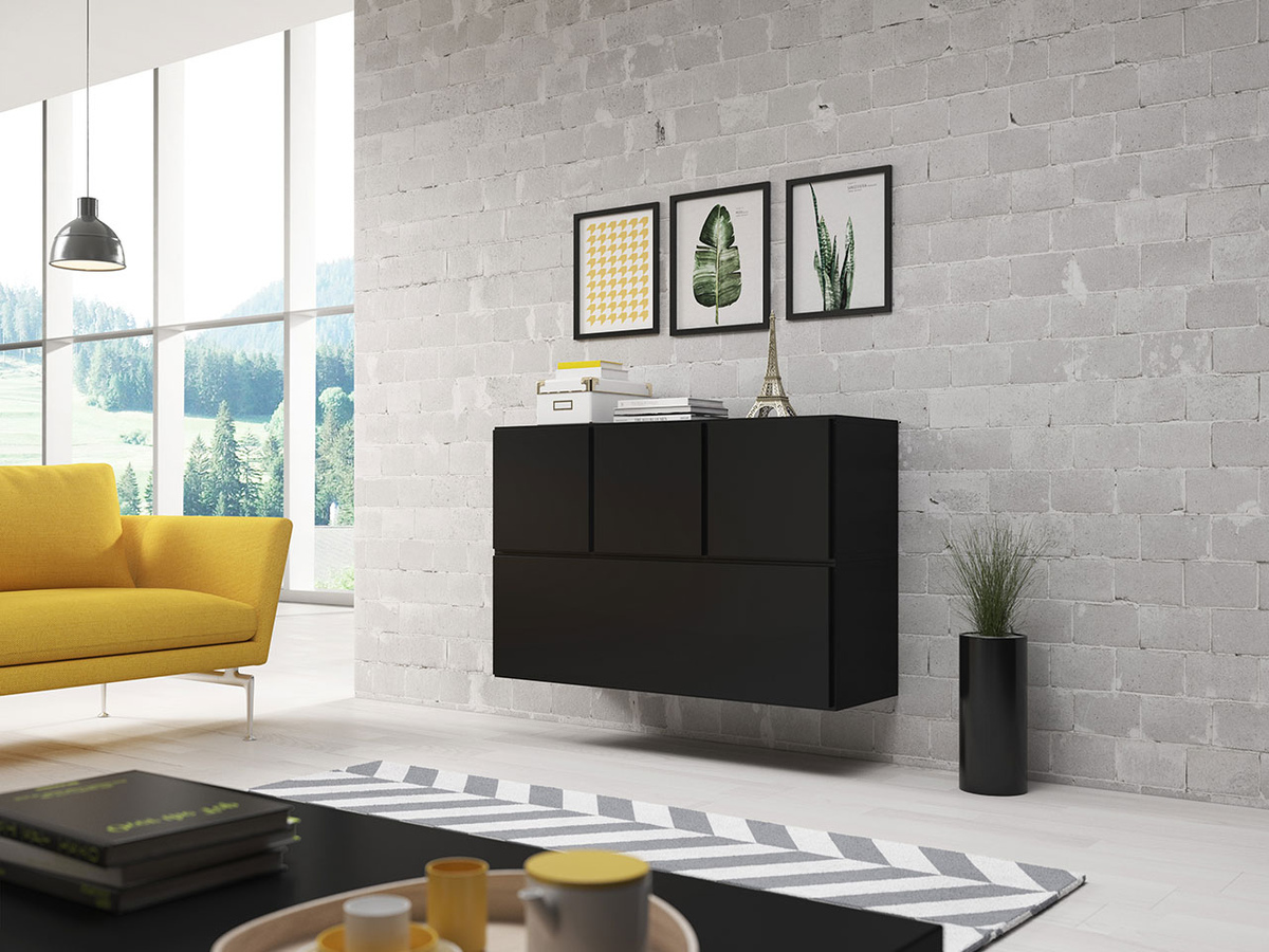 Komplet omaric Corbele 118 (Črna)