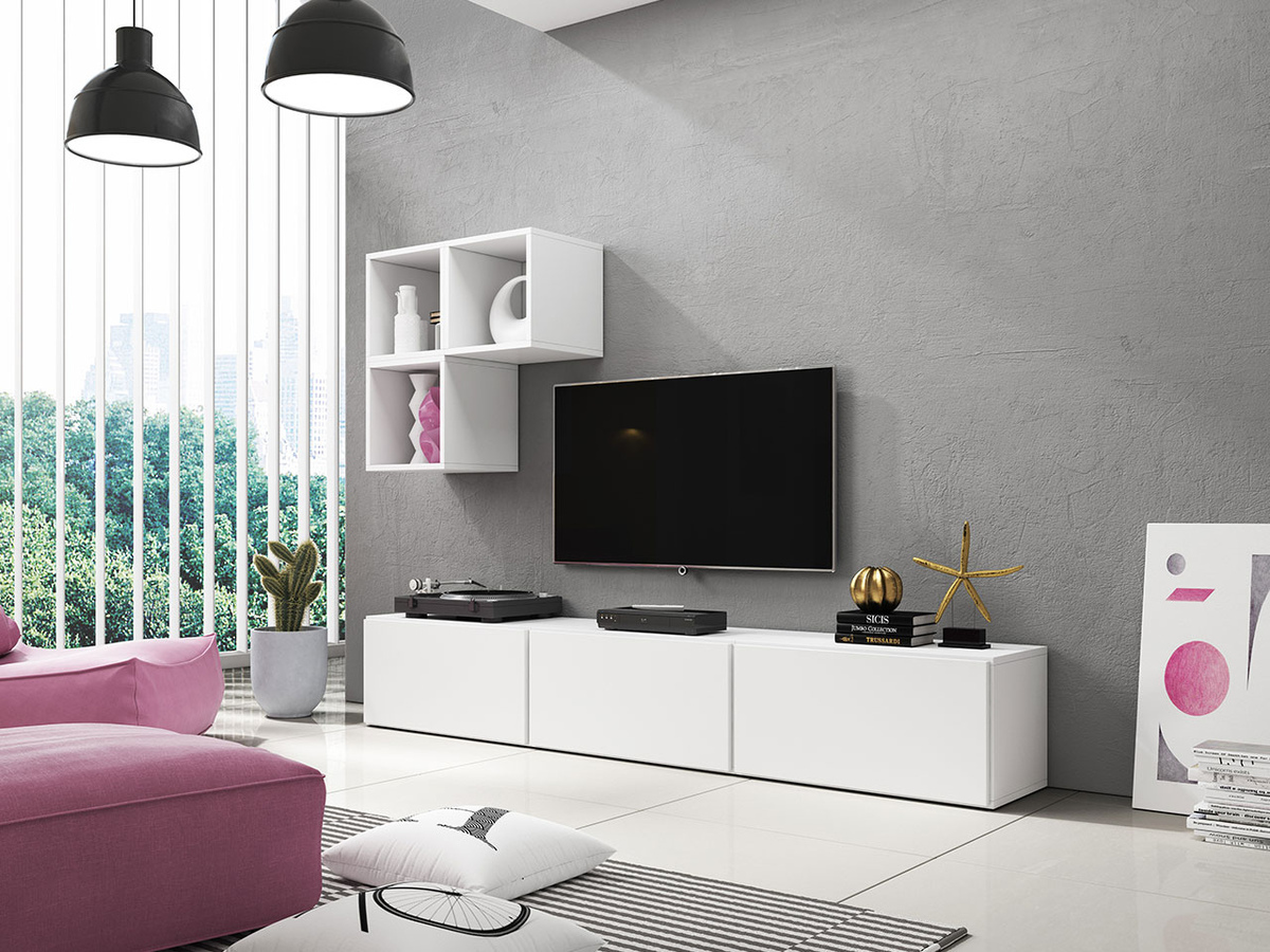 Komplet za dnevno sobo Corbele 111 (Bela)